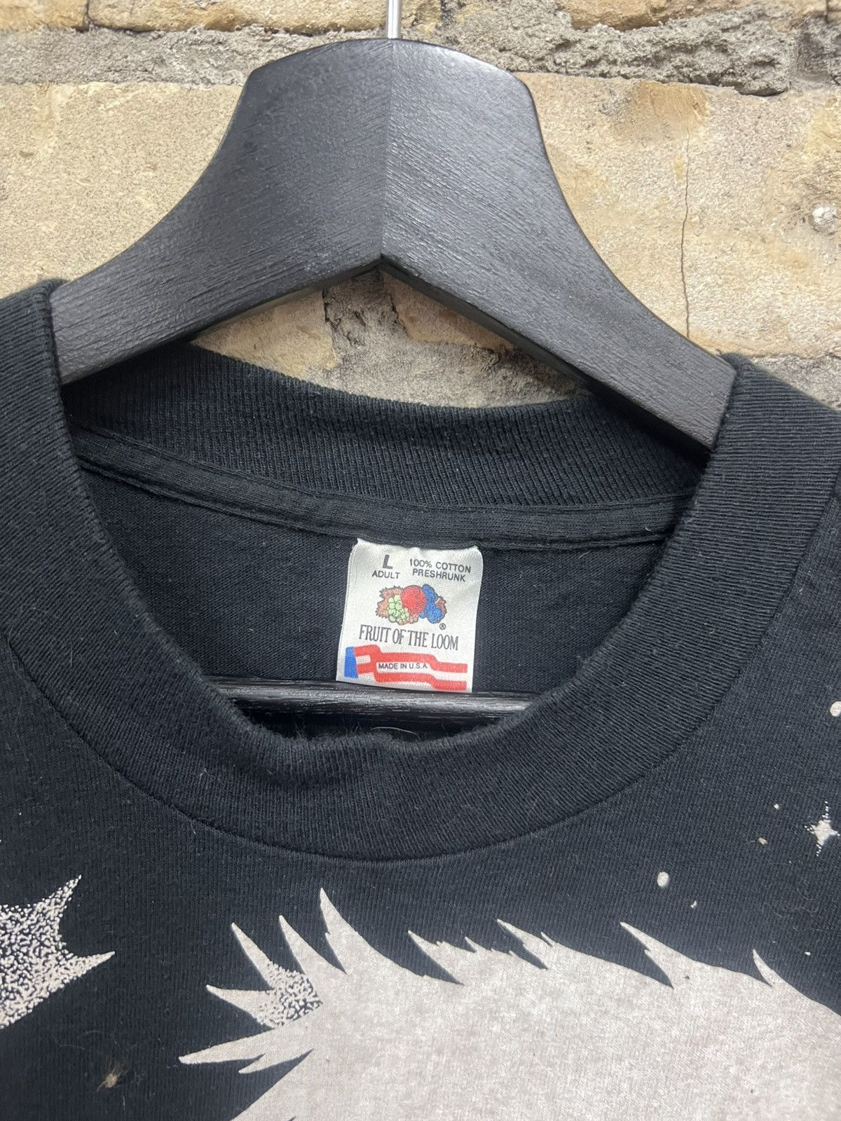 Fruit Of The Loom × Liquid Blue × Vintage Vintage 90's AOP EAGLE vs Dragon Double Sided Size US L / EU 52-54 / 3 - 3 Thumbnail