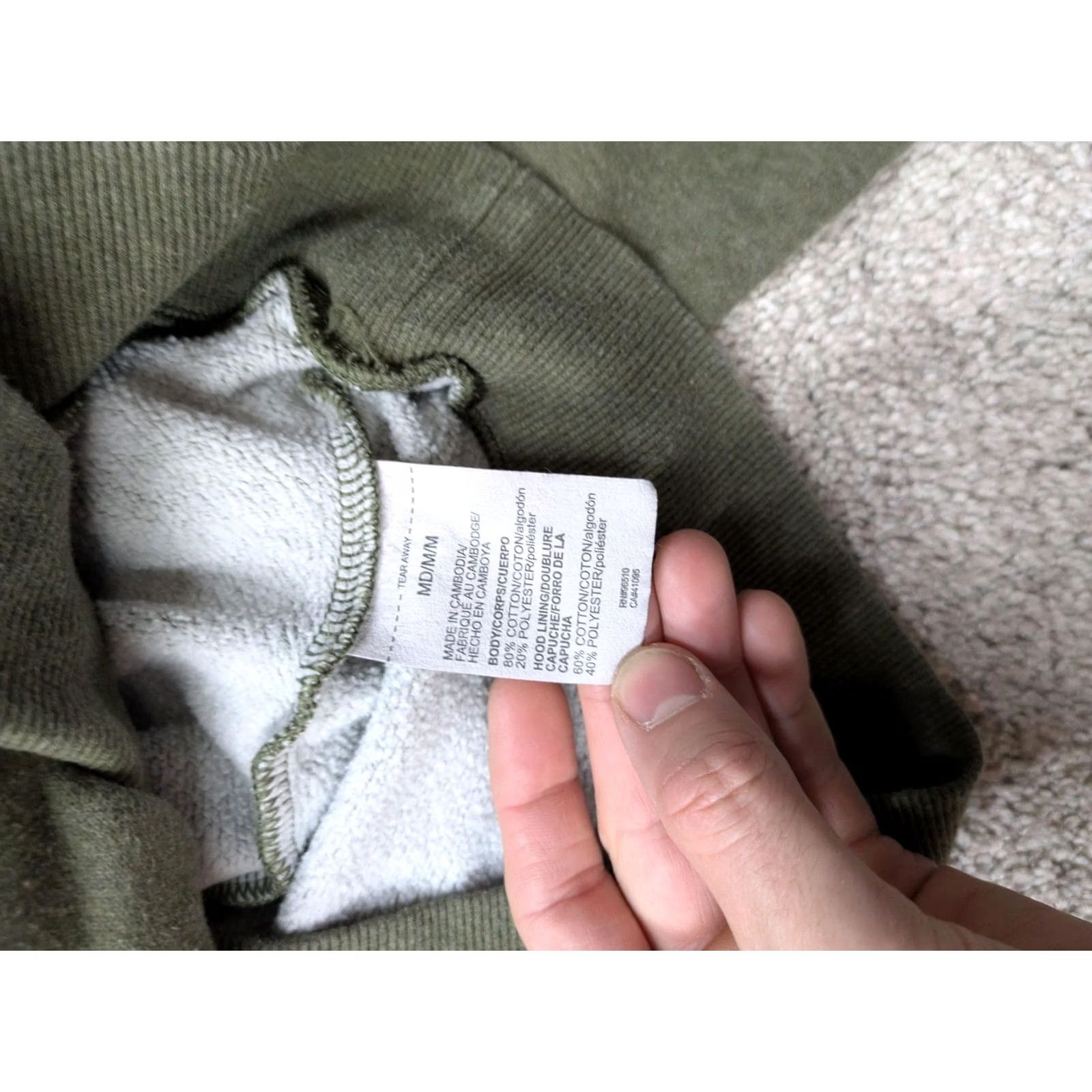 Under Armour Under Armour Hoodie Mens Medium Green Fleece Pullover Chest Logo Size US M / EU 48-50 / 2 - 5 Thumbnail