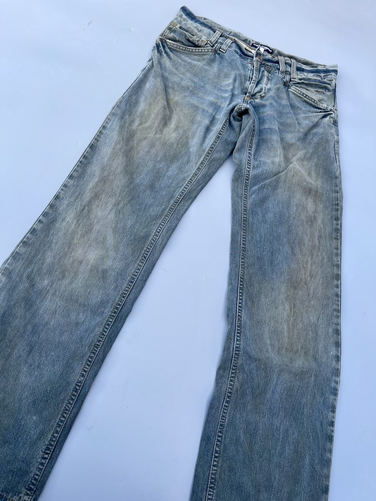 Designer × Dolce & Gabbana × Vintage Vintage Dolce&Gabbana Distressed Jeans Size US 33 - 5 Thumbnail