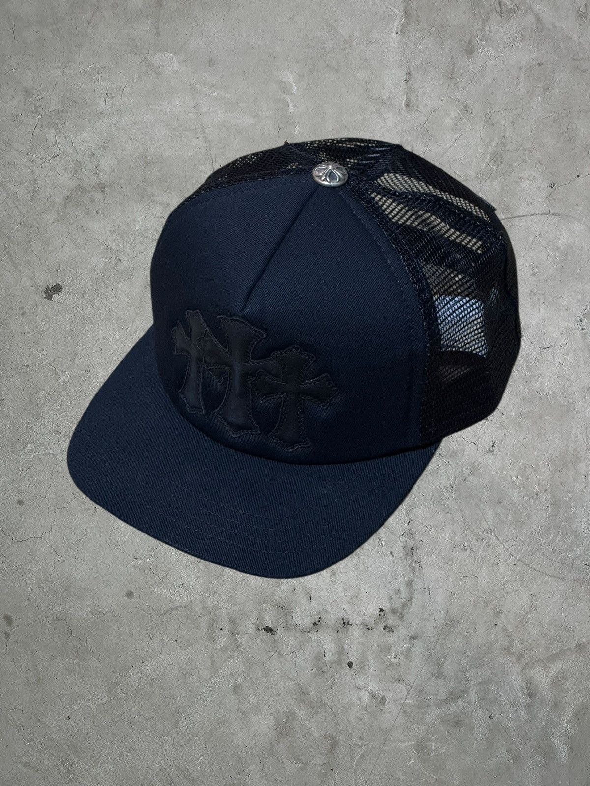 Chrome Hearts Chrome Hearts Triple Cross Leather Patches Hat Size ONE SIZE - 2 Thumbnail