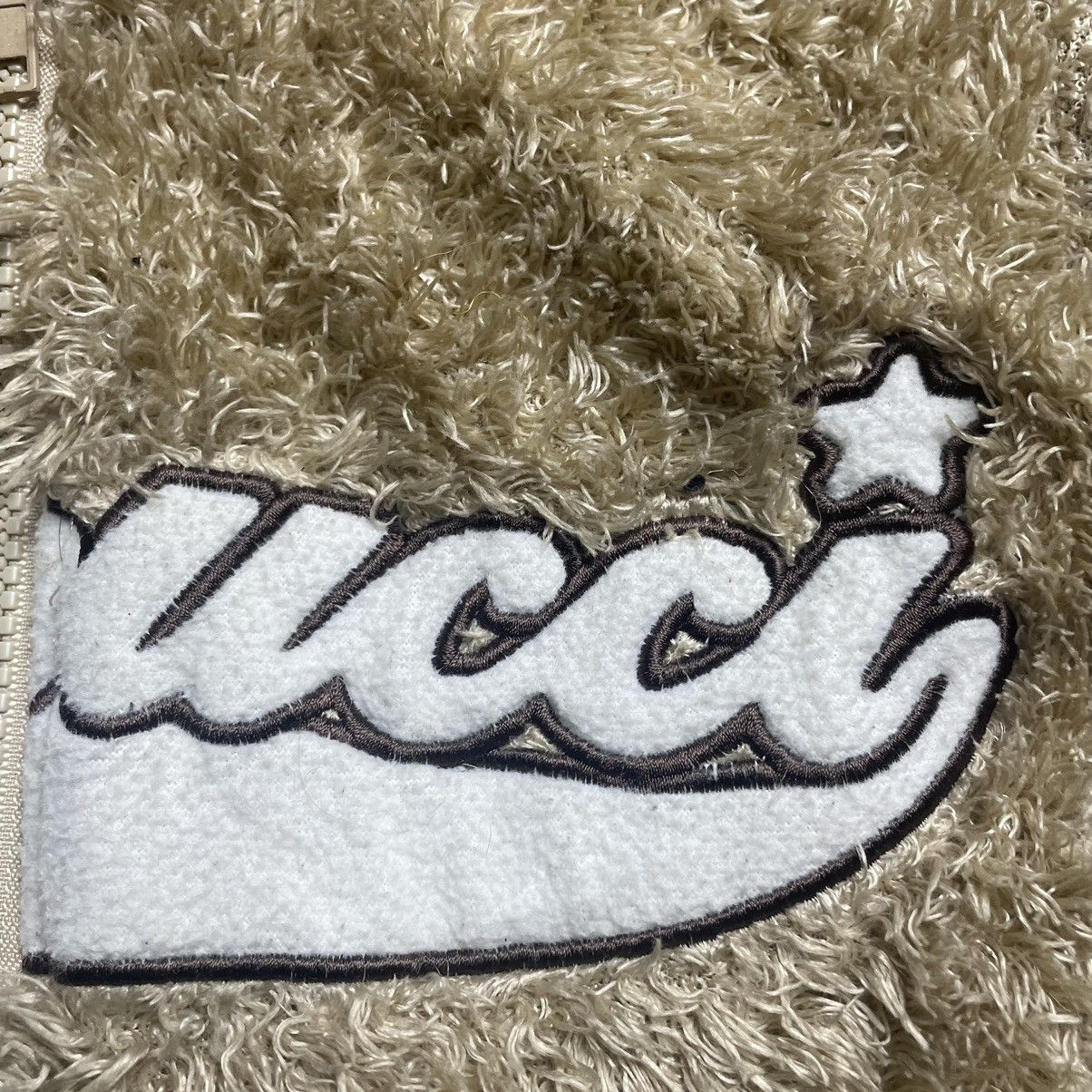 Fiorucci FIORUCCI FLEECE EMBROIDERED SPELL OUT BOMBER JACKET Size S / US 4 / IT 40 - 12 Thumbnail