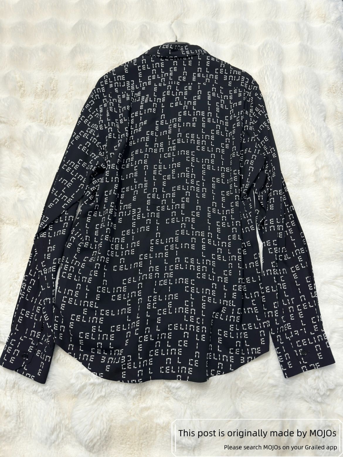Celine Sz 40 Celine Logo Monogram Shirt Size US L / EU 52-54 / 3 - 2 Thumbnail