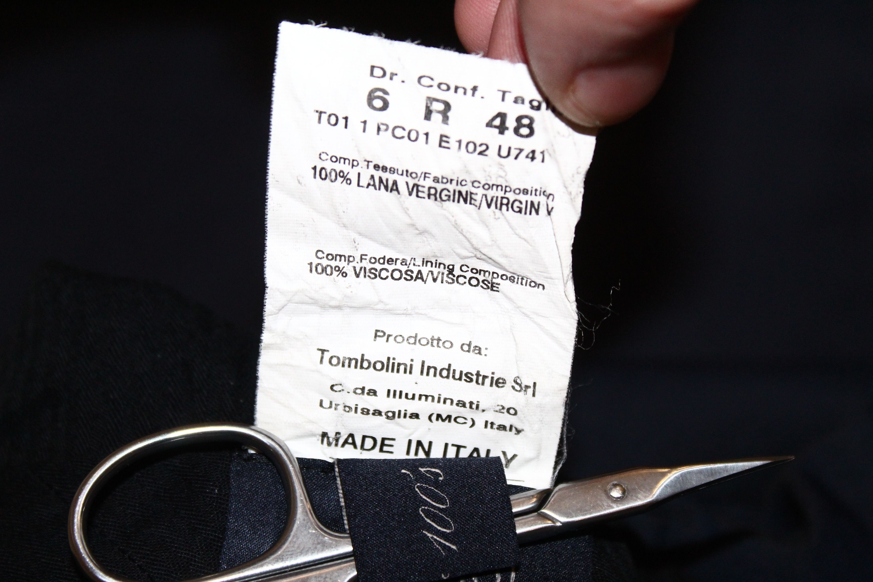 Tombolini Tombolini pure super 100's virgin wool suit pants Size US 32 / EU 48 - 11 Thumbnail