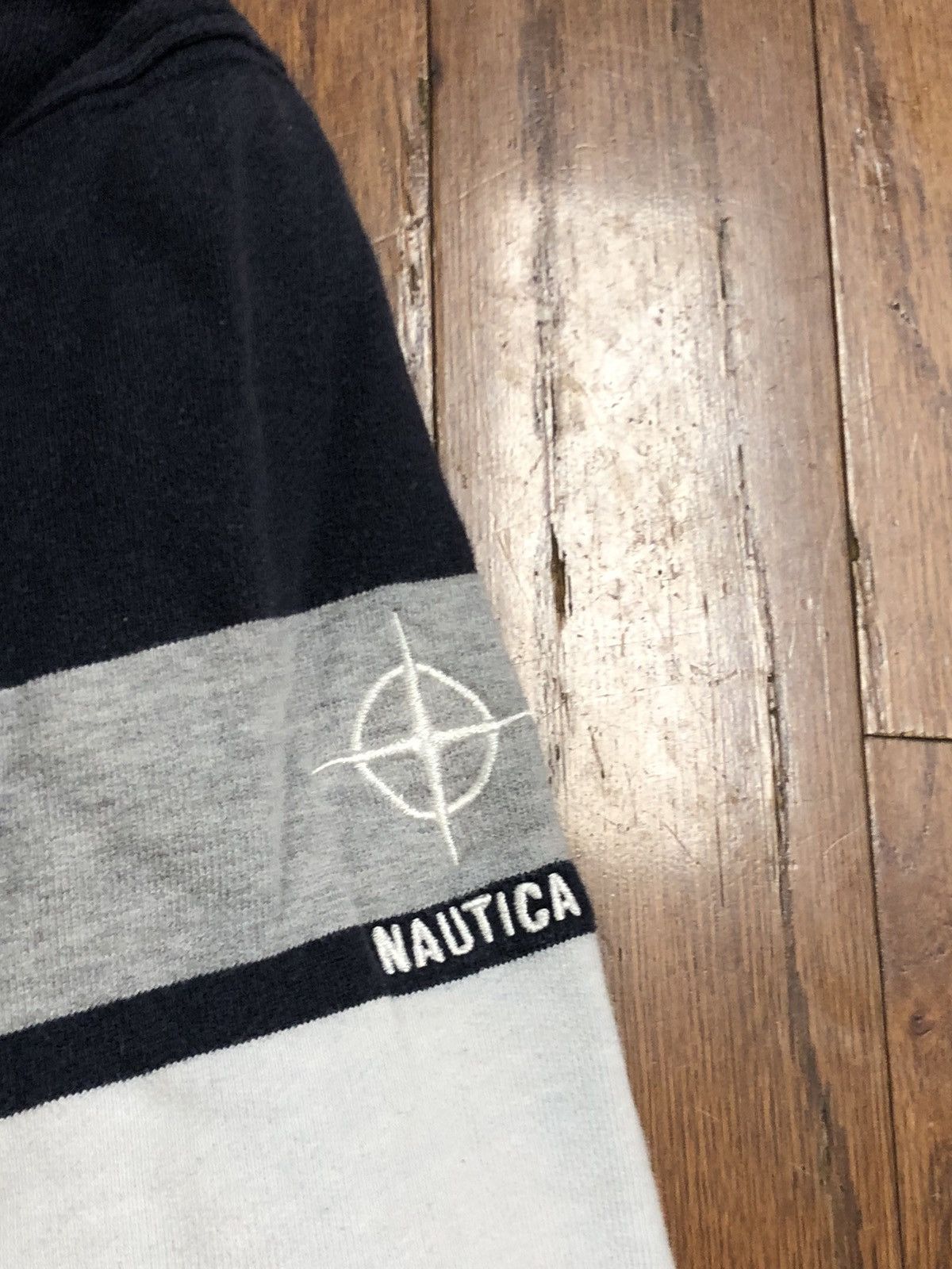 Nautica Nautica Sweatshirt Mens Large Colorblock Logo Sleeve Size US L / EU 52-54 / 3 - 2 Thumbnail