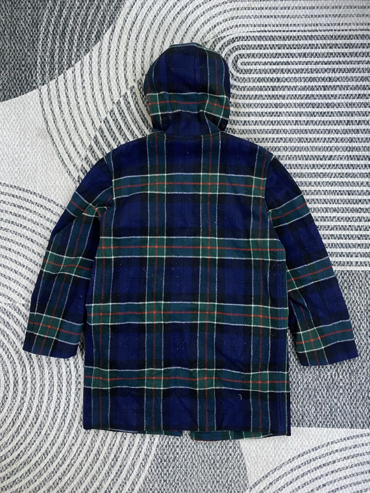Van Vintage Van Jac Wool Duffle Plaid Tartan Ivy Hooded Jacket Size US M / EU 48-50 / 2 - 2 Thumbnail