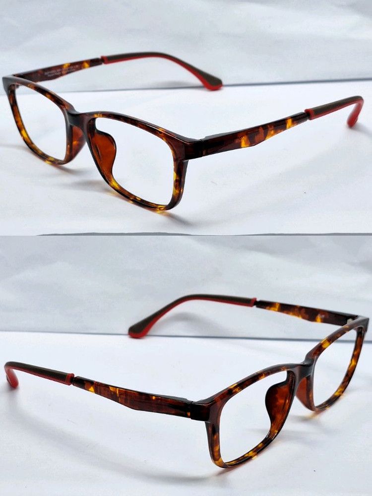 Other Zoff ZC211003D French Plastic Glasses Red Leopard Tortoise Size ONE SIZE - 6 Thumbnail