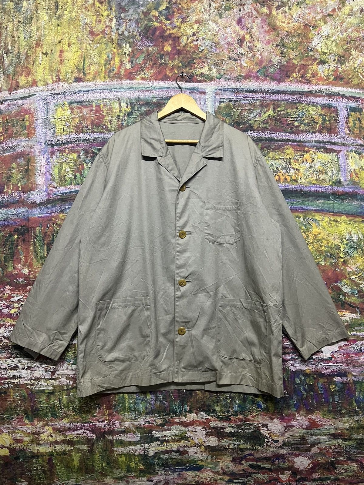 image of YS For Men Y’S For Men Button Ups Long Sleeve Jackets in Brown (Size XL)