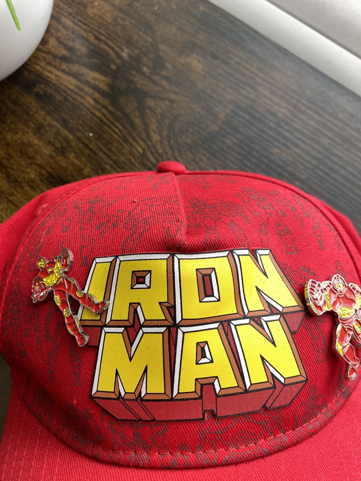 Marvel Comics Iron Man Hat with Pins Size ONE SIZE - 4 Thumbnail