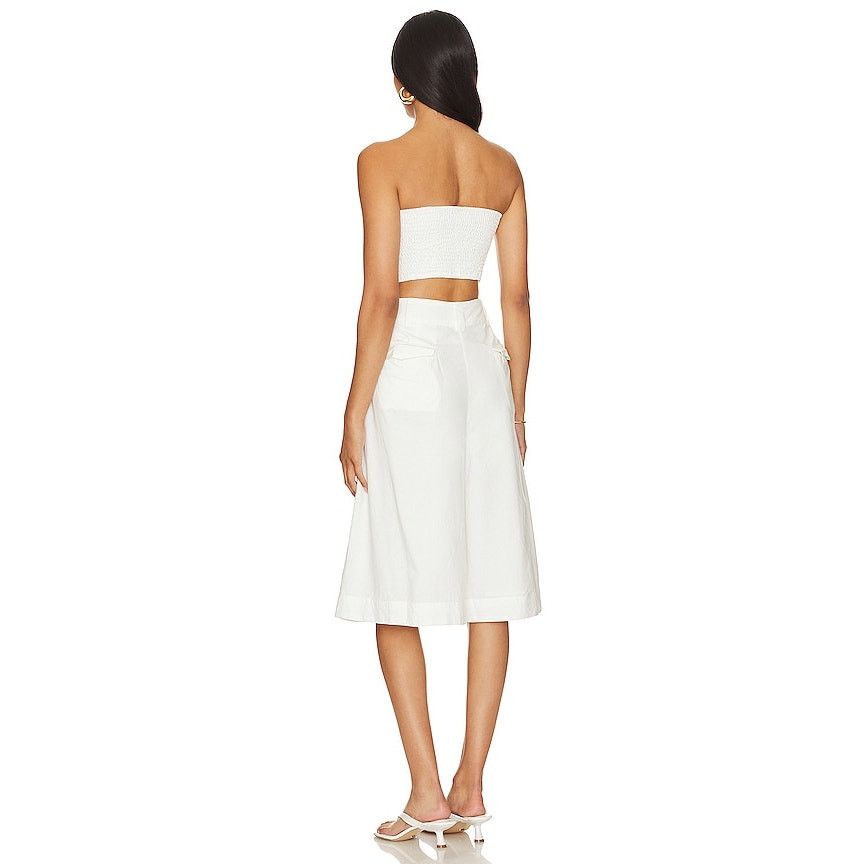 Free People New FREE PEOPLE Minnie Set $148 SIZE 4 White Shorts and Top Size 27" / US 4 / IT 40 - 3 Thumbnail