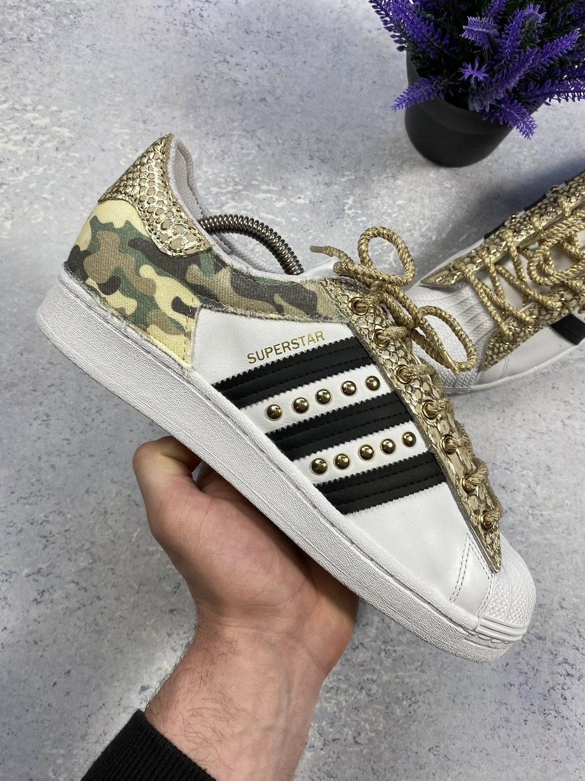 Adidas Very Rare Women’s Adidas Superstar Lady Camo Size US 8 1/2 Size US 12 / IT 42 - 7 Thumbnail