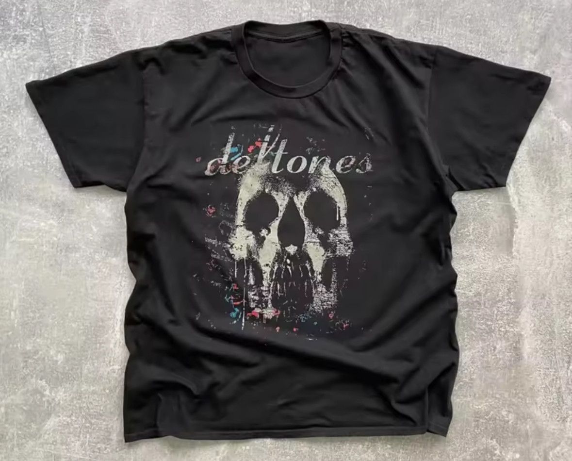Other Streetwear Retro Hip Hop Deftones Skull Short Sleeve T-Shirt Size US L / EU 52-54 / 3 - 1 Thumbnail
