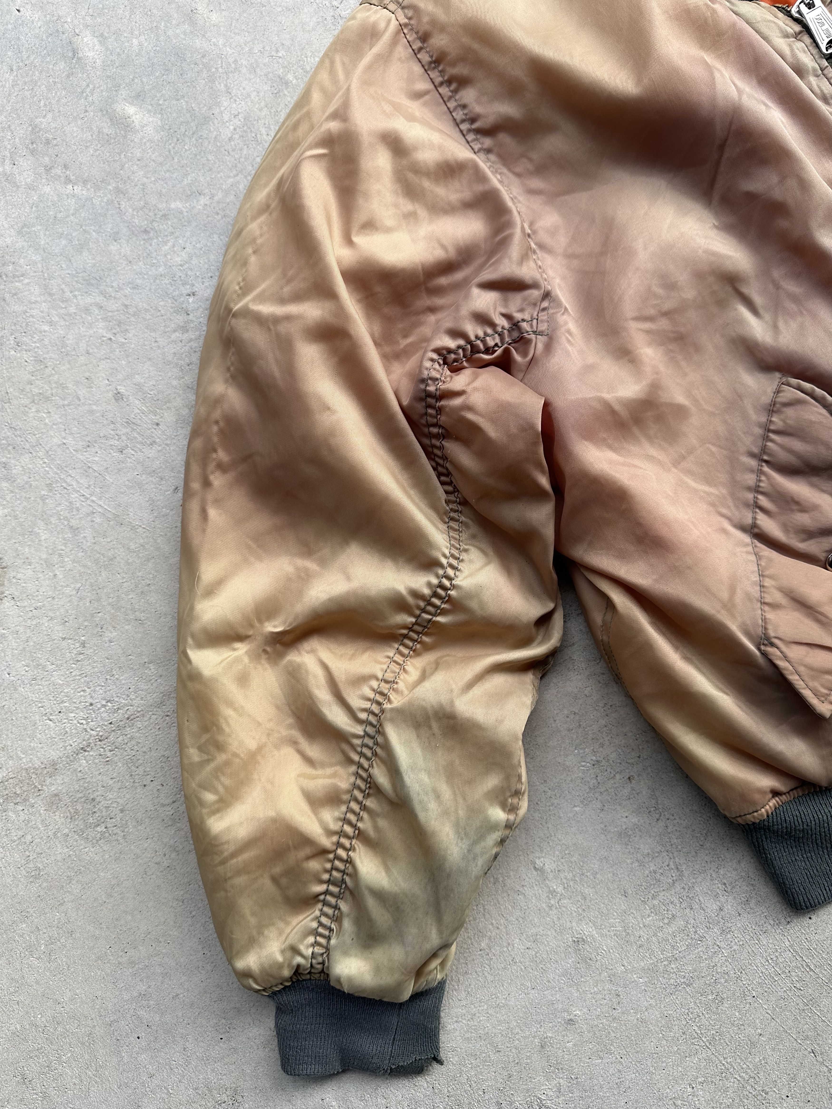 Vintage Vintage 90s MA-1 Reversible Distressed Bomber Flyer’s Jacket Size US M / EU 48-50 / 2 - 5 Thumbnail