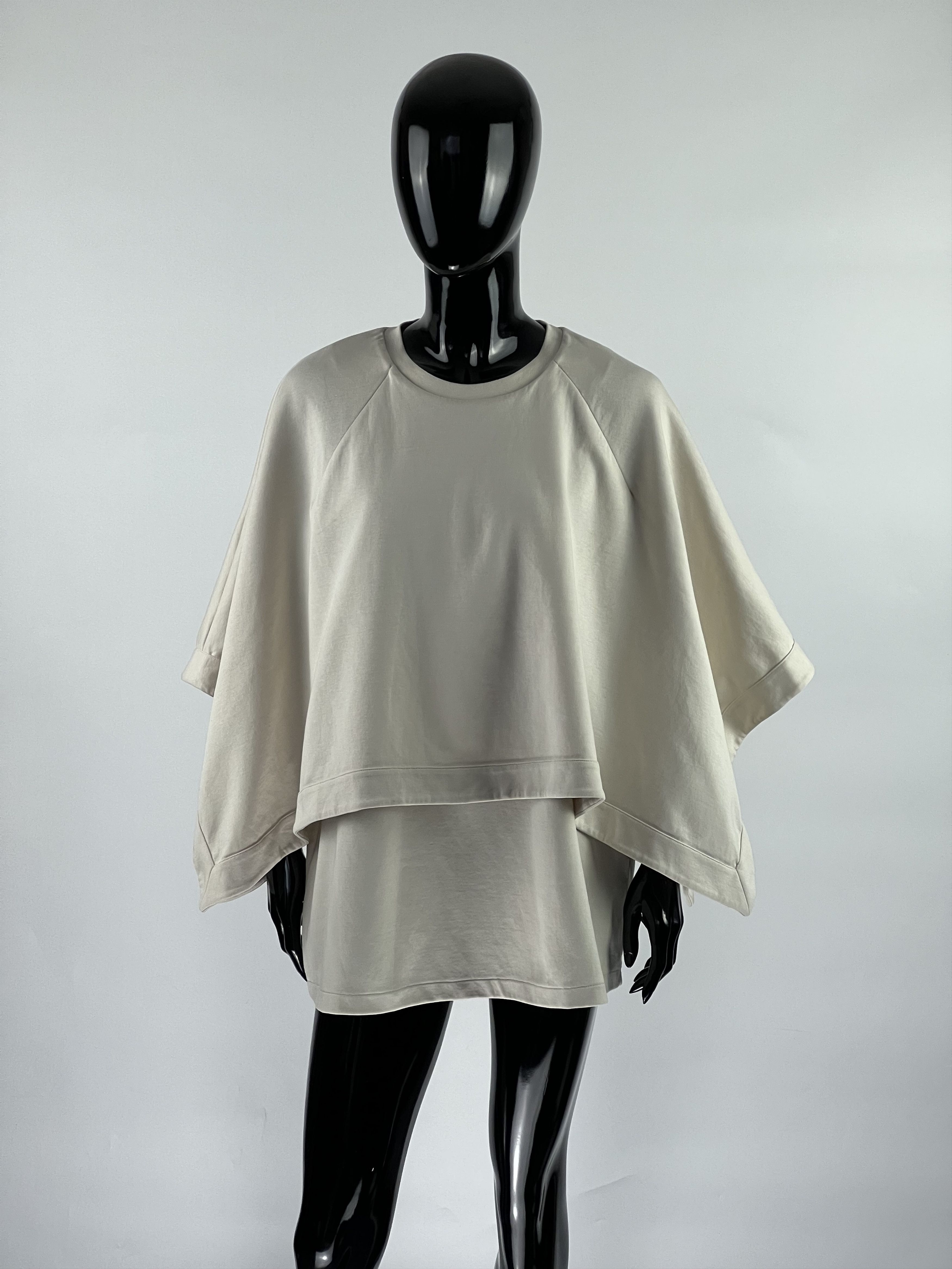 Cos COS Ivory Poncho Size L Size L / US 10 / IT 46 - 1 Thumbnail