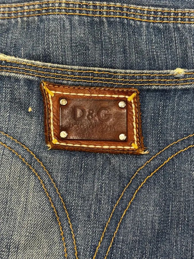 Dolce & Gabbana 2000s Dolce & Gabbana Blue Denim Jeans Size US 37 - 5 Thumbnail