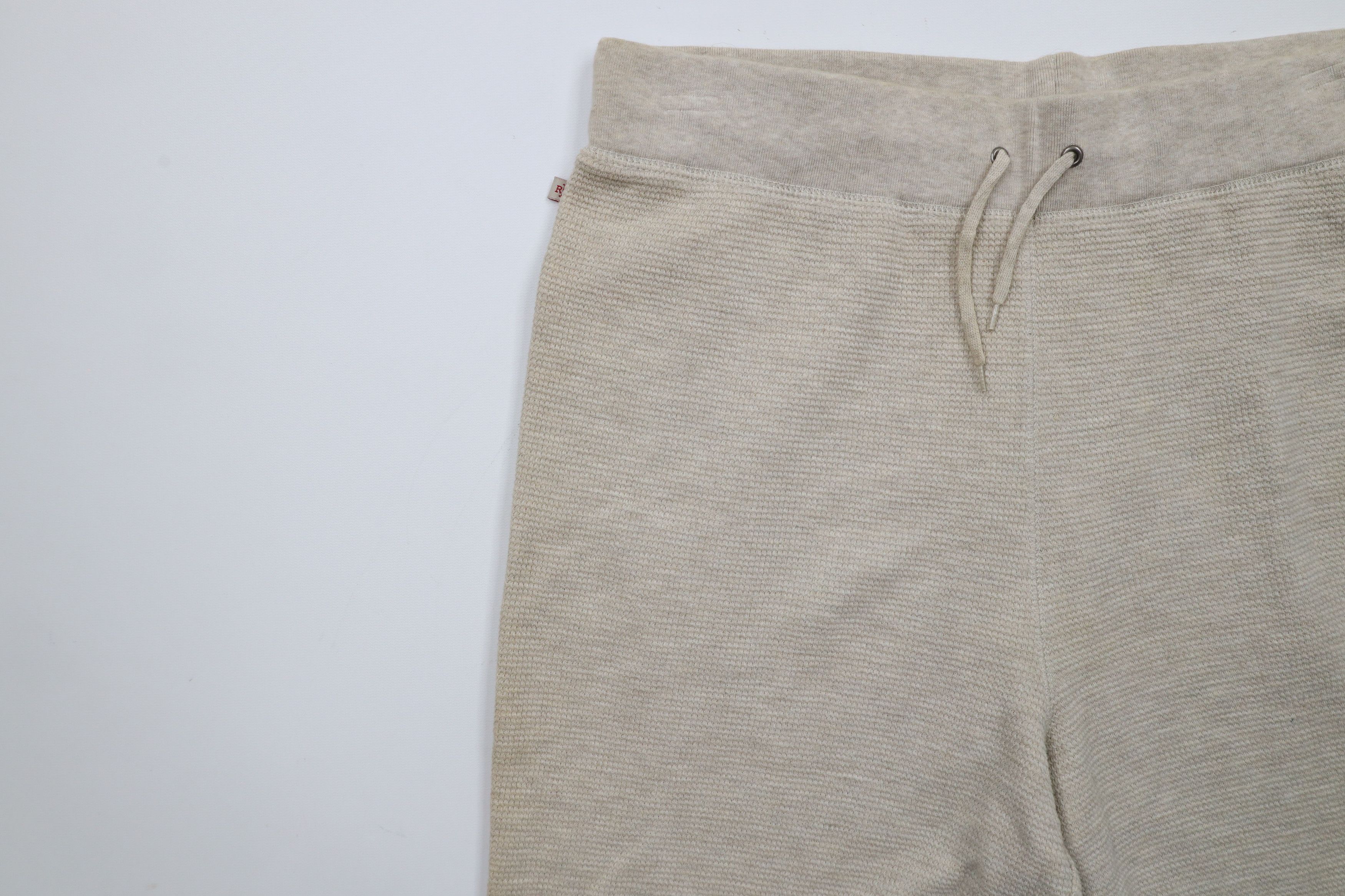 Ralph Lauren × Vintage Vintage 90s Ralph Lauren Waffle Knit Wide Leg Sweatpants Size 32" / US 10 / IT 46 - 6 Thumbnail