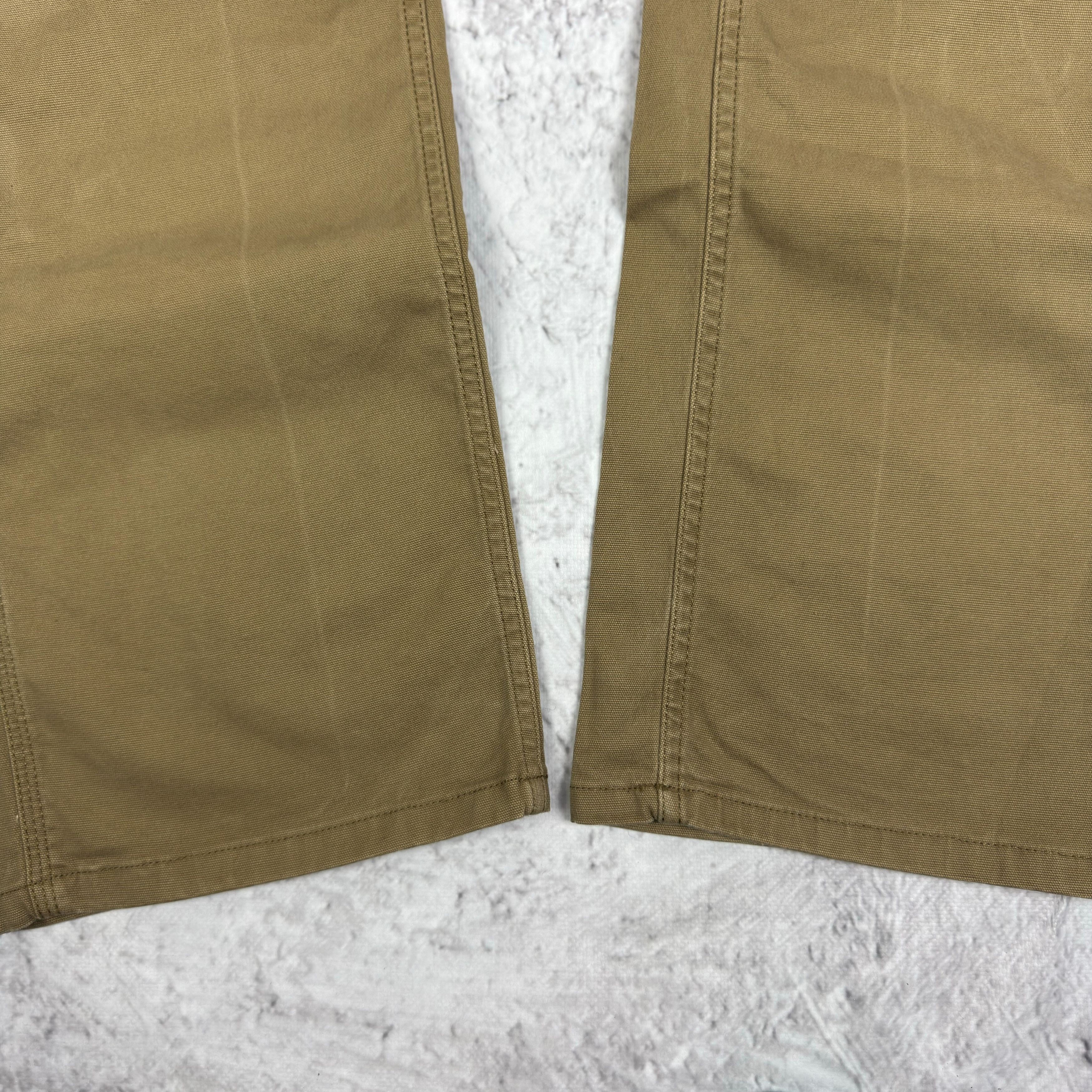 Carhartt Carhartt Women's Beige Cotton Stretch Straight Crawford Pant Size 32" / US 10 / IT 46 - 6 Thumbnail