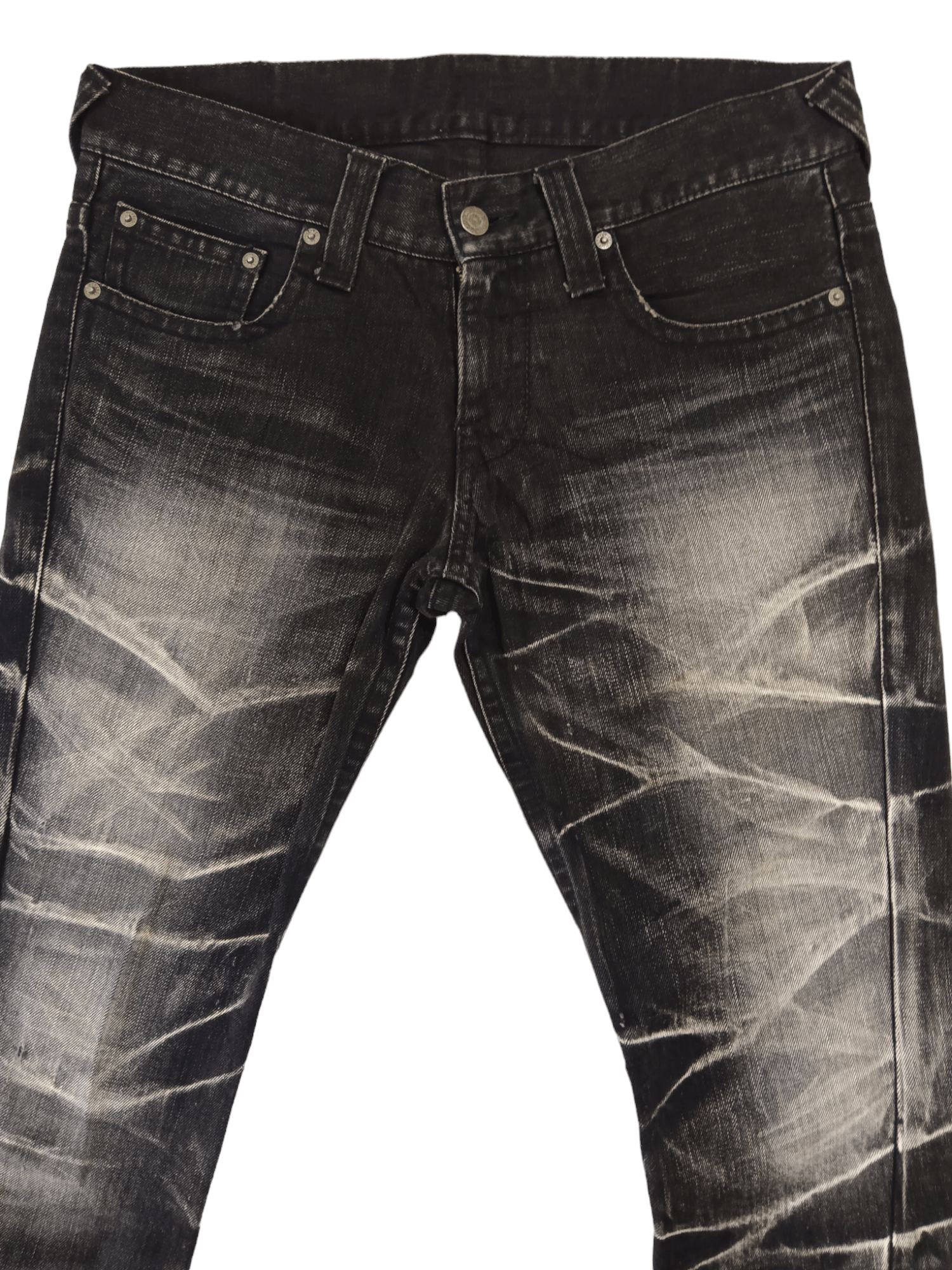 Tornado Mart Tornado Mart Thunder Whiskers Seditionaries Flared Jeans Size US 33 - 4 Thumbnail