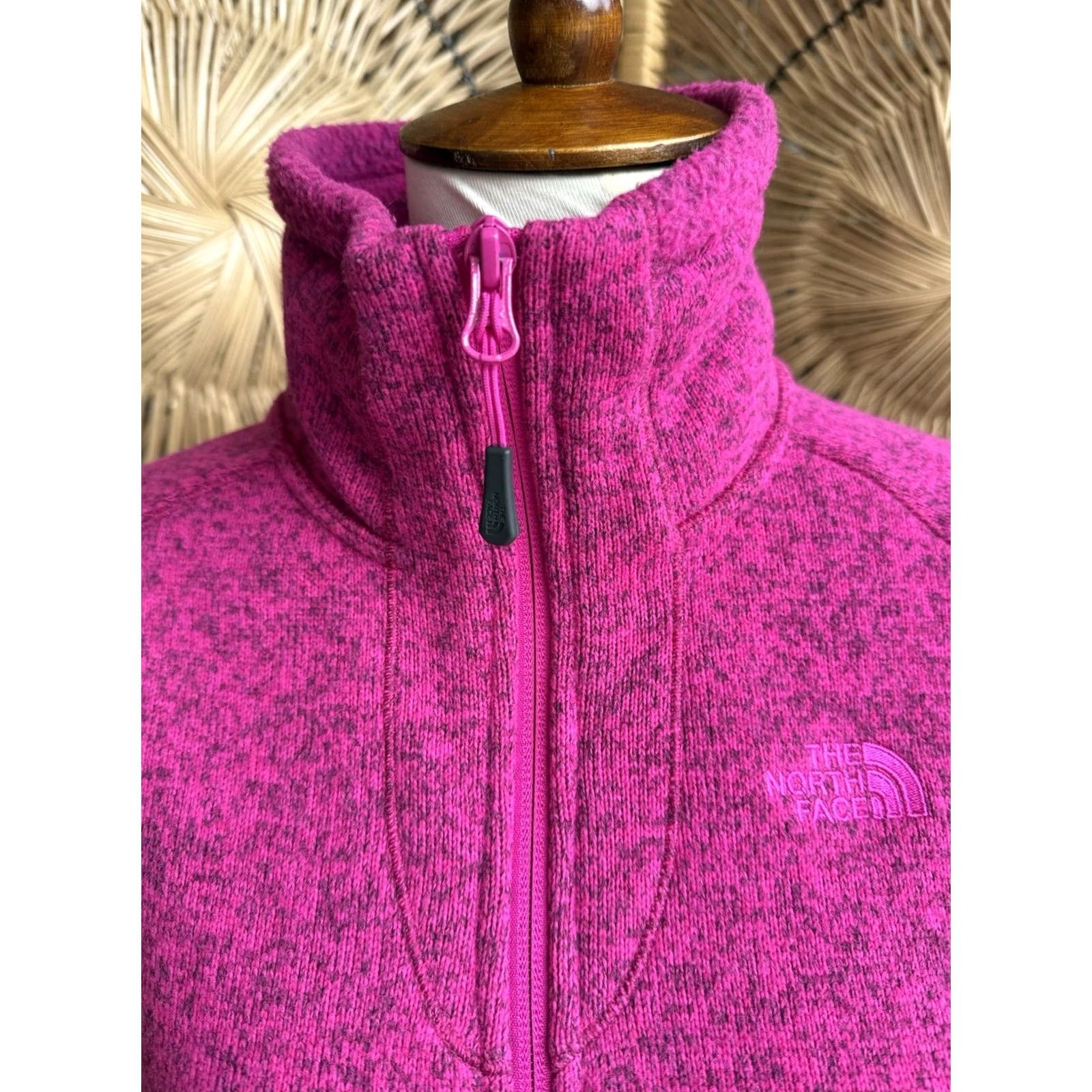 The North Face The North Face Women’s Full Zip Fleece Jacket Pink Size Medium Outdoor Coat Size M / US 6-8 / IT 42-44 - 4 Thumbnail