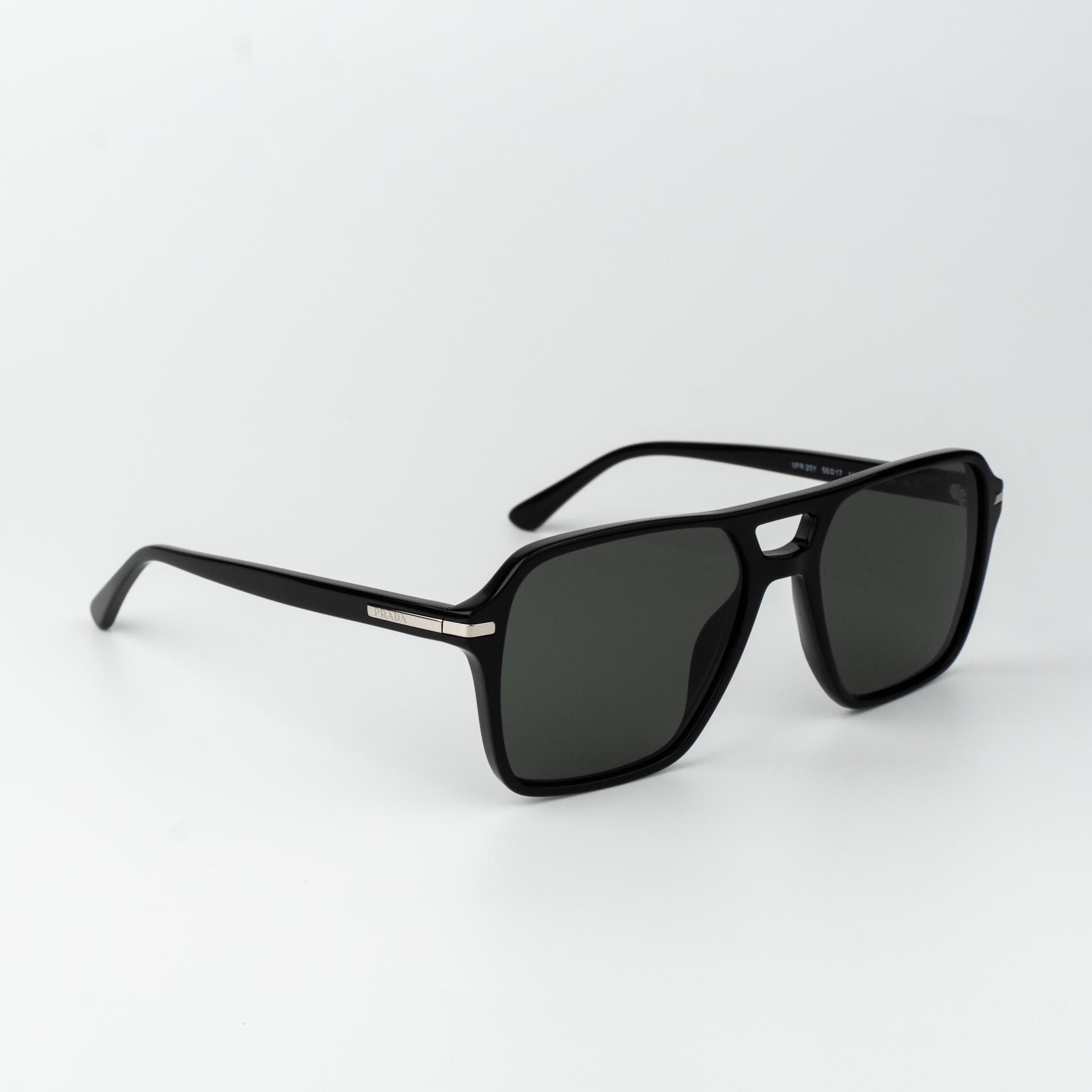 Prada Prada Men Sunglasses Pilot PR20YS 1AB03R NEW AUTHENTIC Size ONE SIZE - 4 Thumbnail