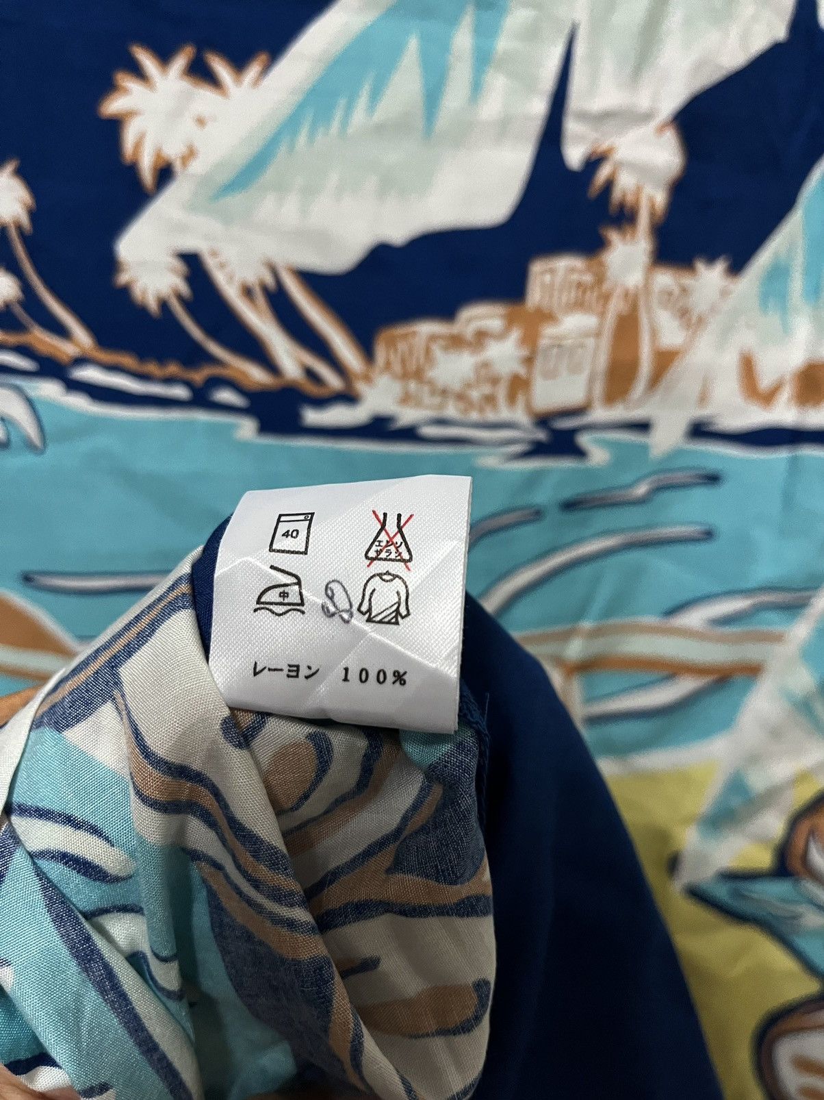 Japanese Brand × Vintage 🔥Vtg Paradise Okinawa Hawaiian Shirt Aloha Surfing Size US L / EU 52-54 / 3 - 7 Thumbnail