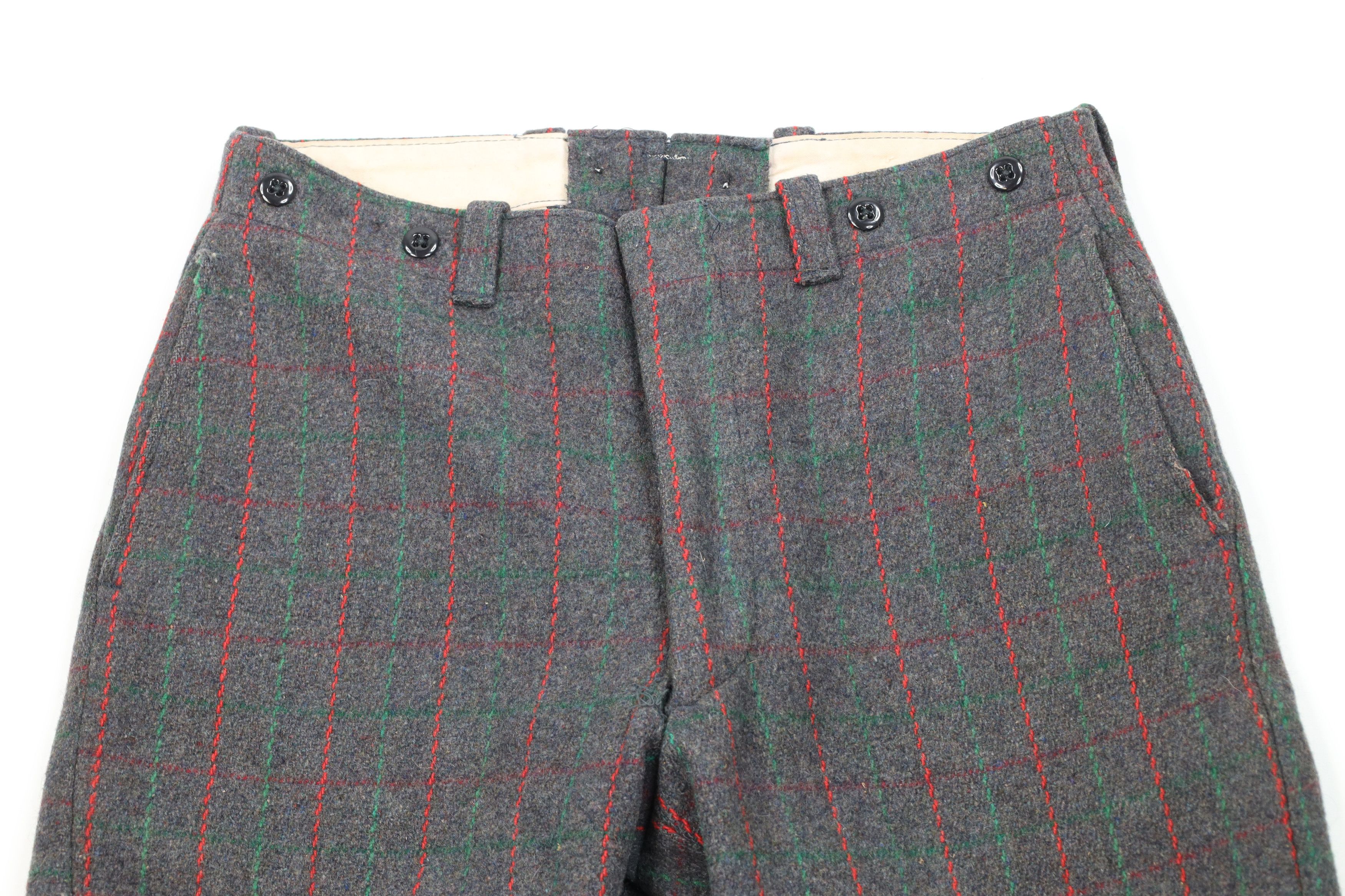 Vintage Vintage 60s Streetwear Heavy Mackinaw Wool Pants Plaid USA Size US 34 / EU 50 - 2 Thumbnail