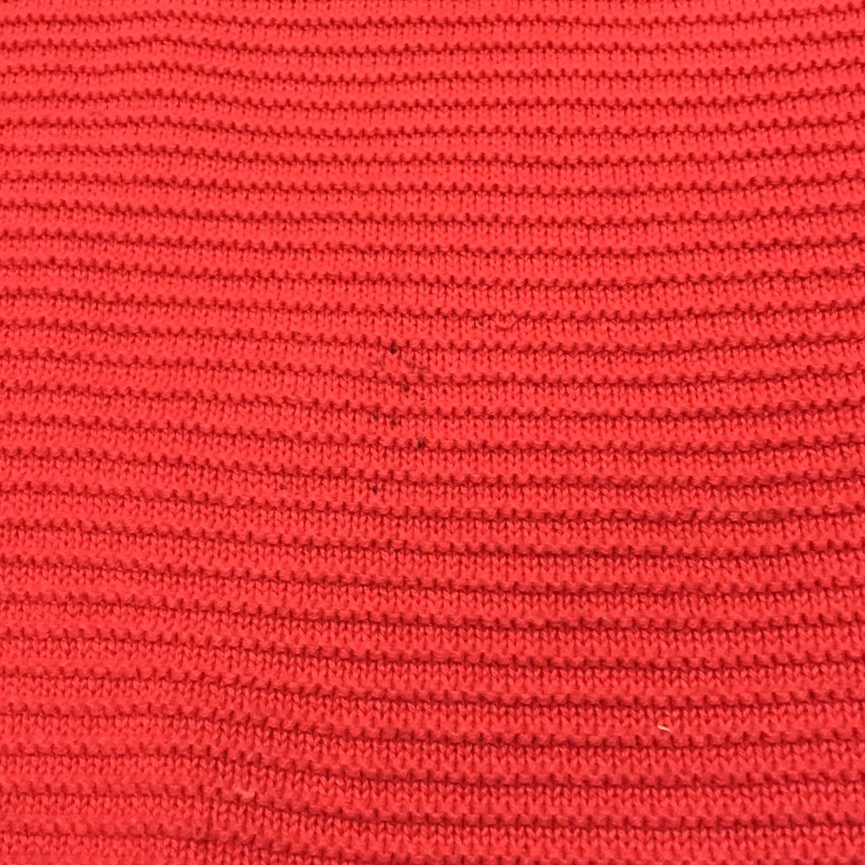 Liz Claiborne VINTAGE Liz Claiborne Golf Pullover Sweater Red XL Ladies Knit Cotton Round Neck Long Sleeve Women 90s N/A Size XL / US 12-14 / IT 48-50 - 3 Thumbnail