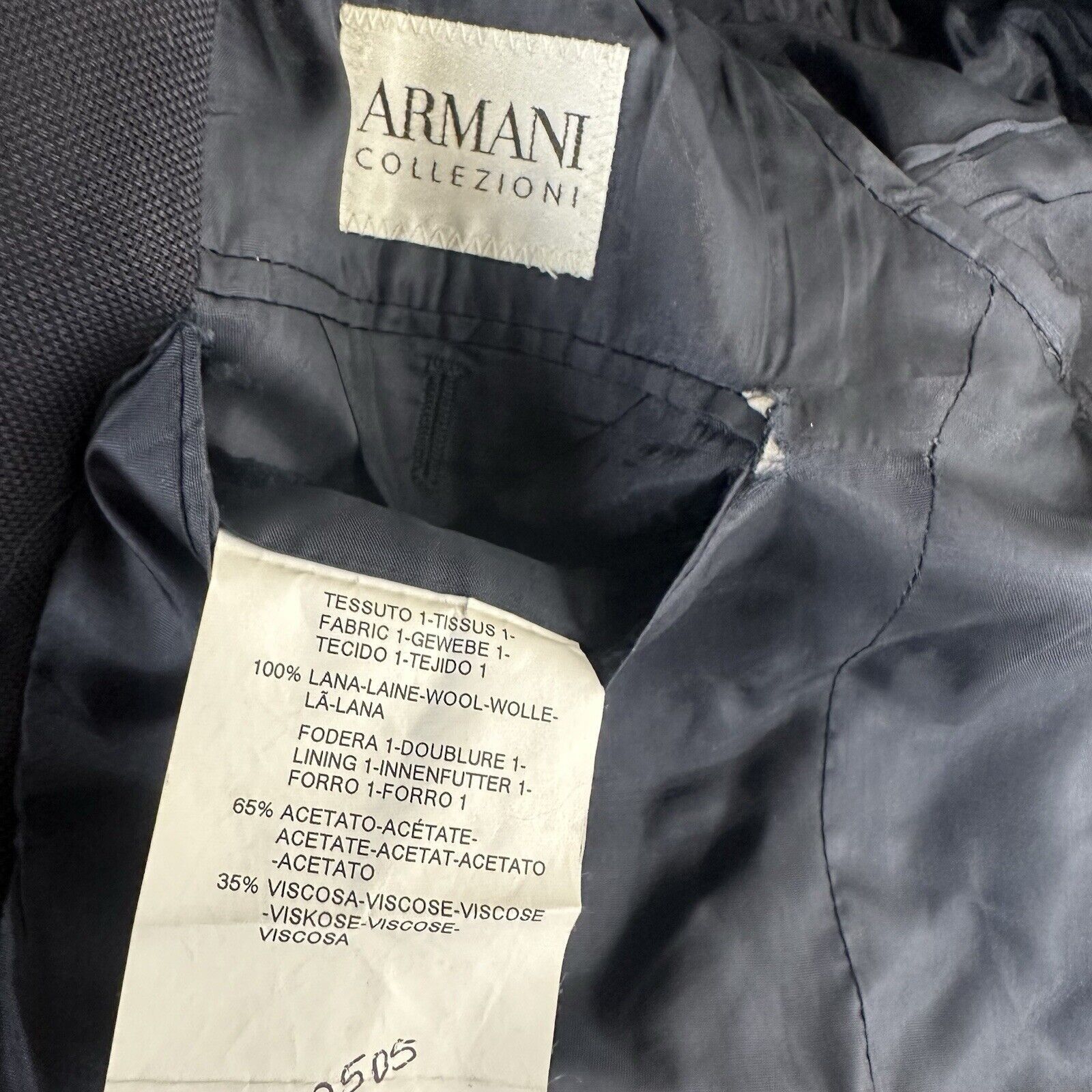 Armani Collezioni armani collezioni blue wool blazer Size 38 Size 38R - 10 Thumbnail
