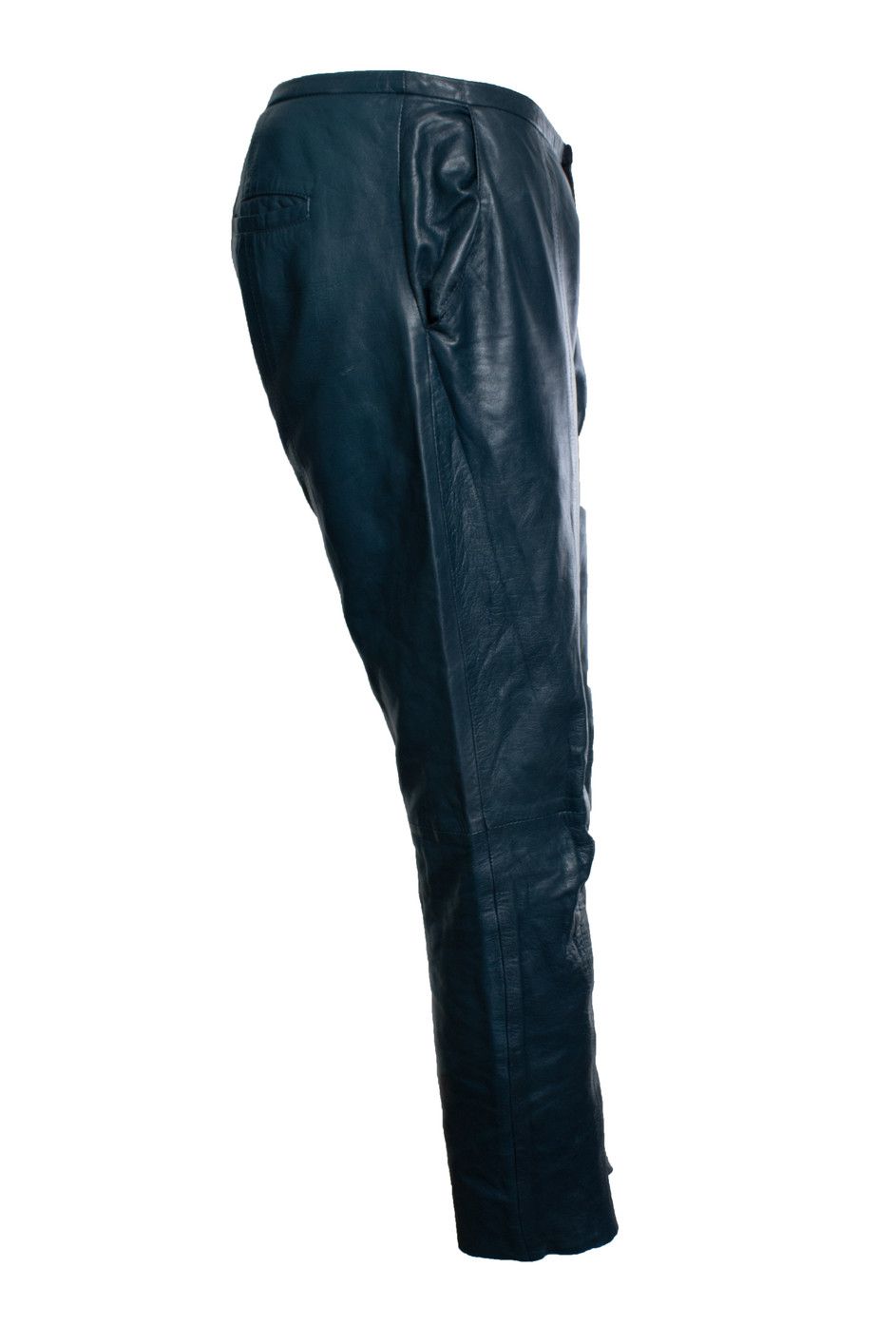 forte_forte Forte Forte, emerald green leather pantalon Size 30" / US 8 / IT 44 - 4 Thumbnail