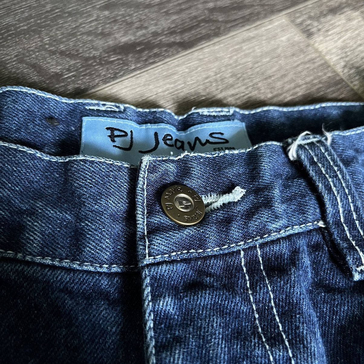 Vintage Vintage 1990s PJ Carpenter Baggy Straight Denim Jeans 34x34 Size US 34 / EU 50 - 7 Thumbnail