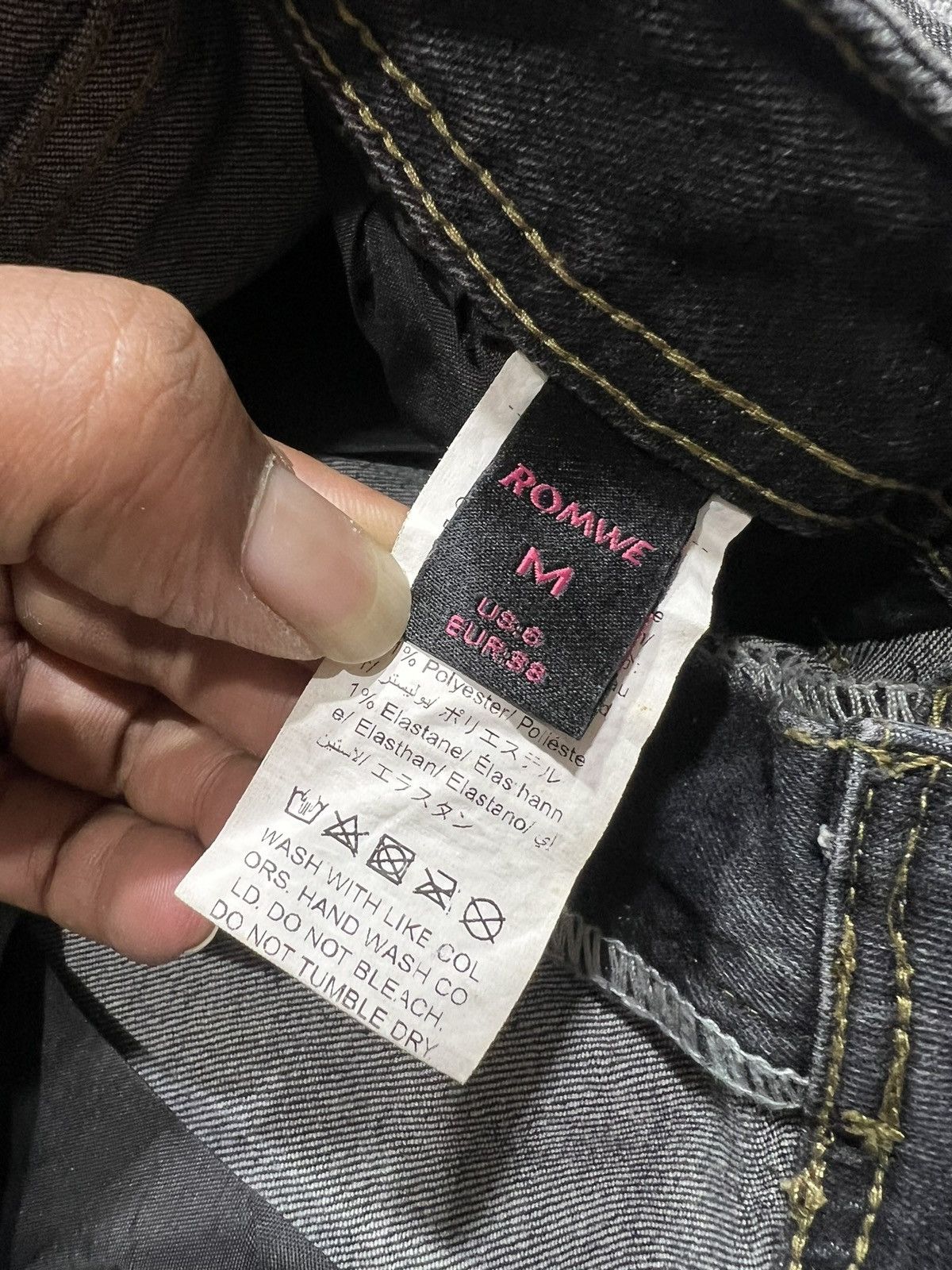Helmut Lang 2000s Japanese Hysteric Tornado Mudwash Flare Jeans y2k Lgb Size US 27 - 5 Thumbnail