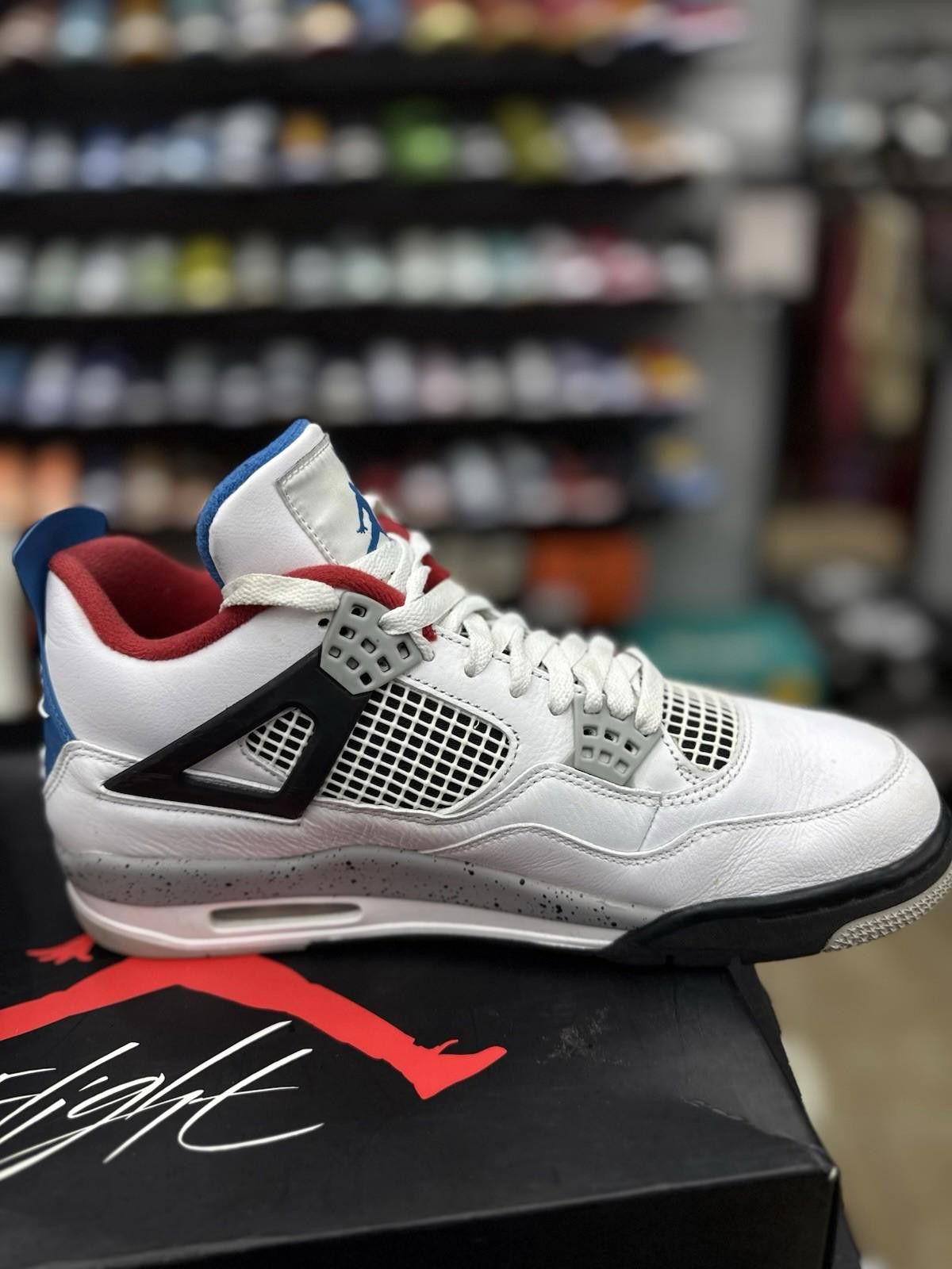 Jordan Brand Size 11 Jordan 4 Retro SE Mid What The 4 White Leather Grey Size US 11 / EU 44 - 7 Thumbnail