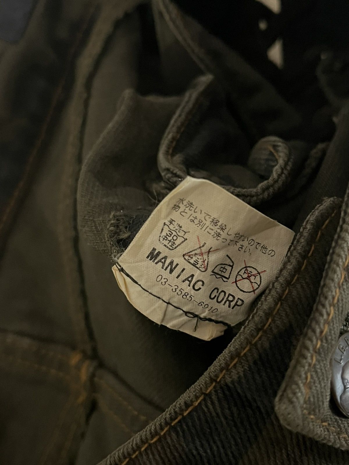 Le Grande Bleu (L.G.B.) LGB camo bell bottom jeans. ID:Rico/como Size US 28 / EU 44 - 8 Thumbnail
