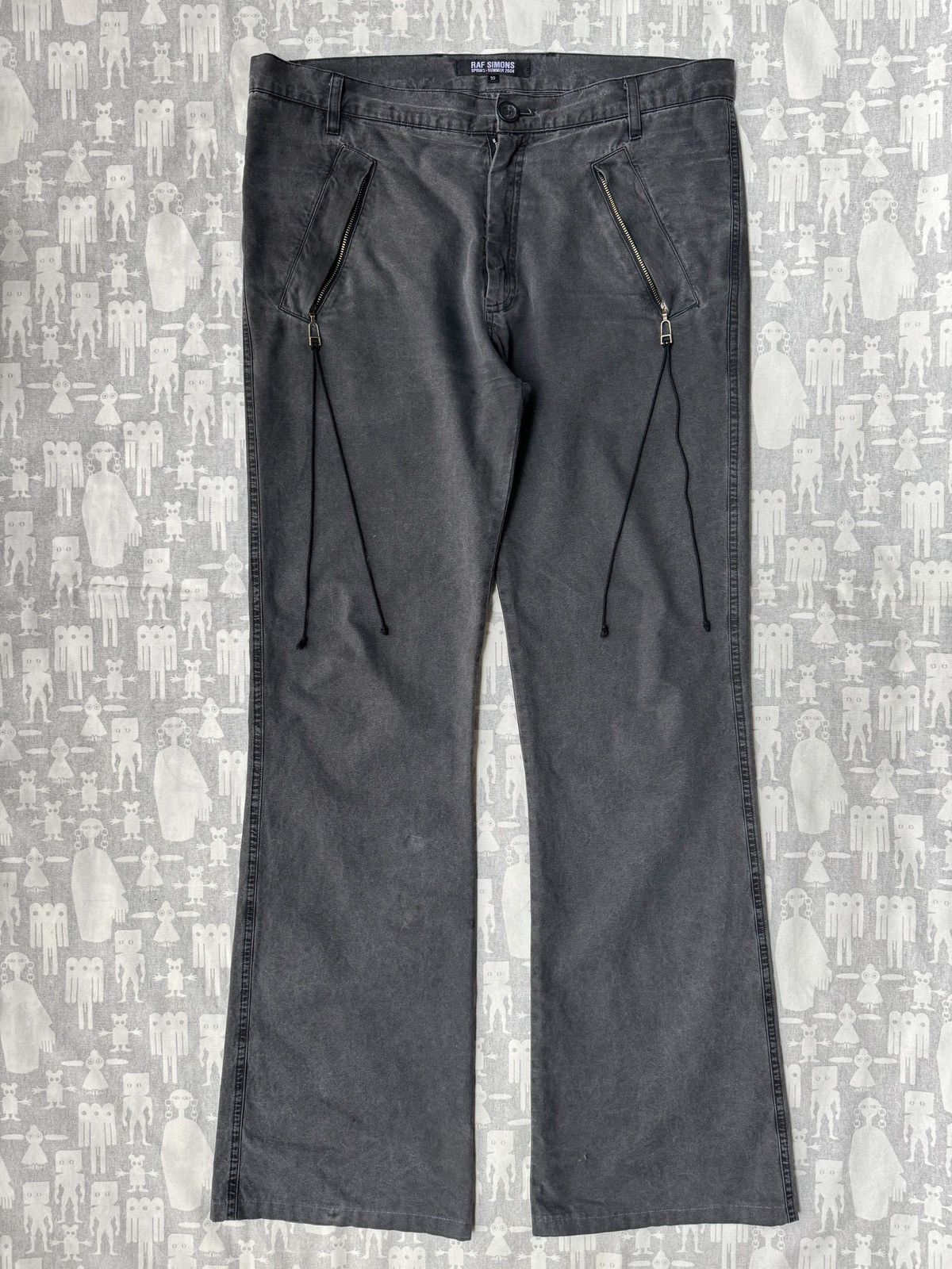 Raf Simons Raf Simons Flares Tassel Pants SS04 | Grailed Raf Simons Raf Simons Flares Tassel Pants SS04 | Grailed