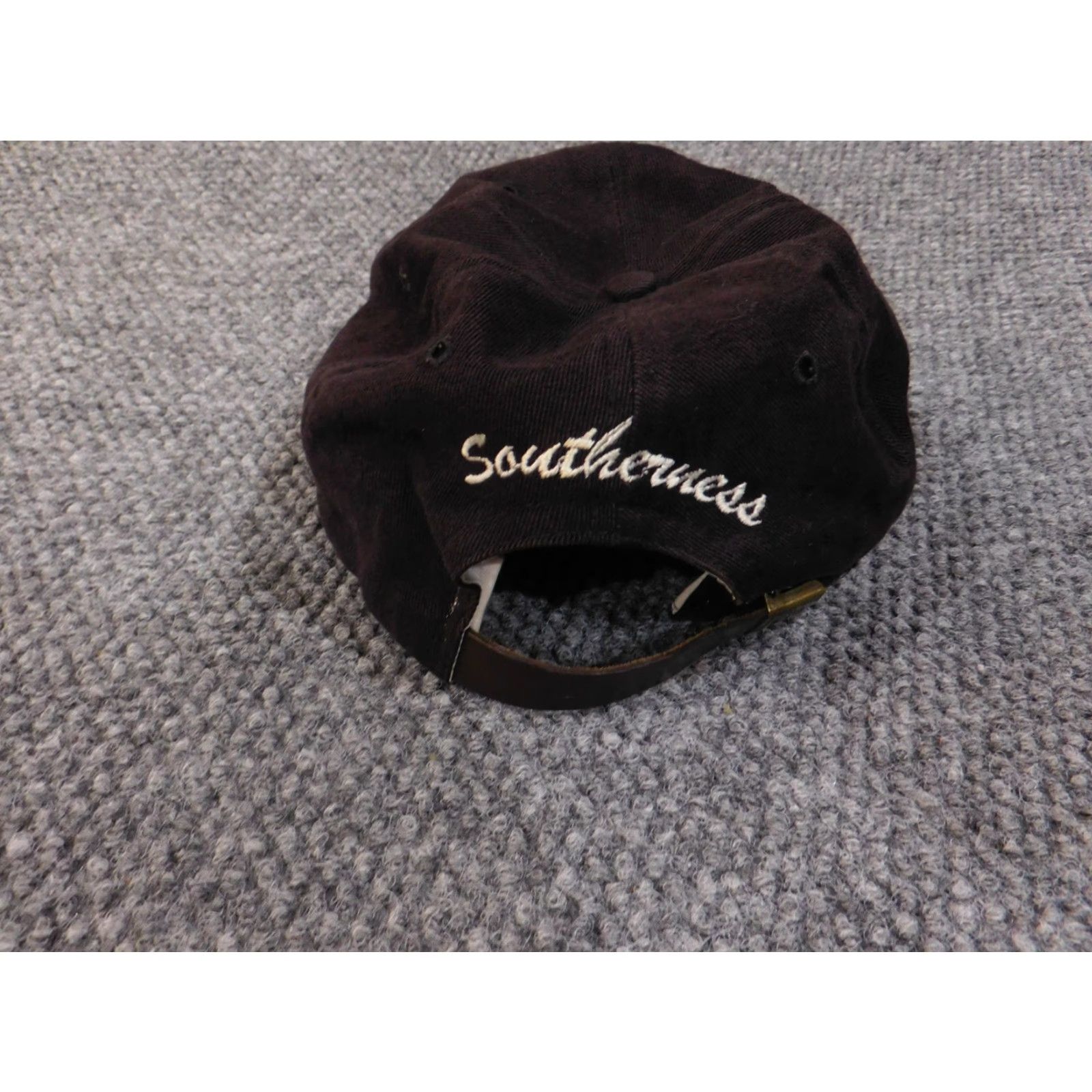 New Era Southerness Hat Cap Strap Back Black Embroidered Golfer Mens One Size New Era USA Size ONE SIZE - 7 Thumbnail