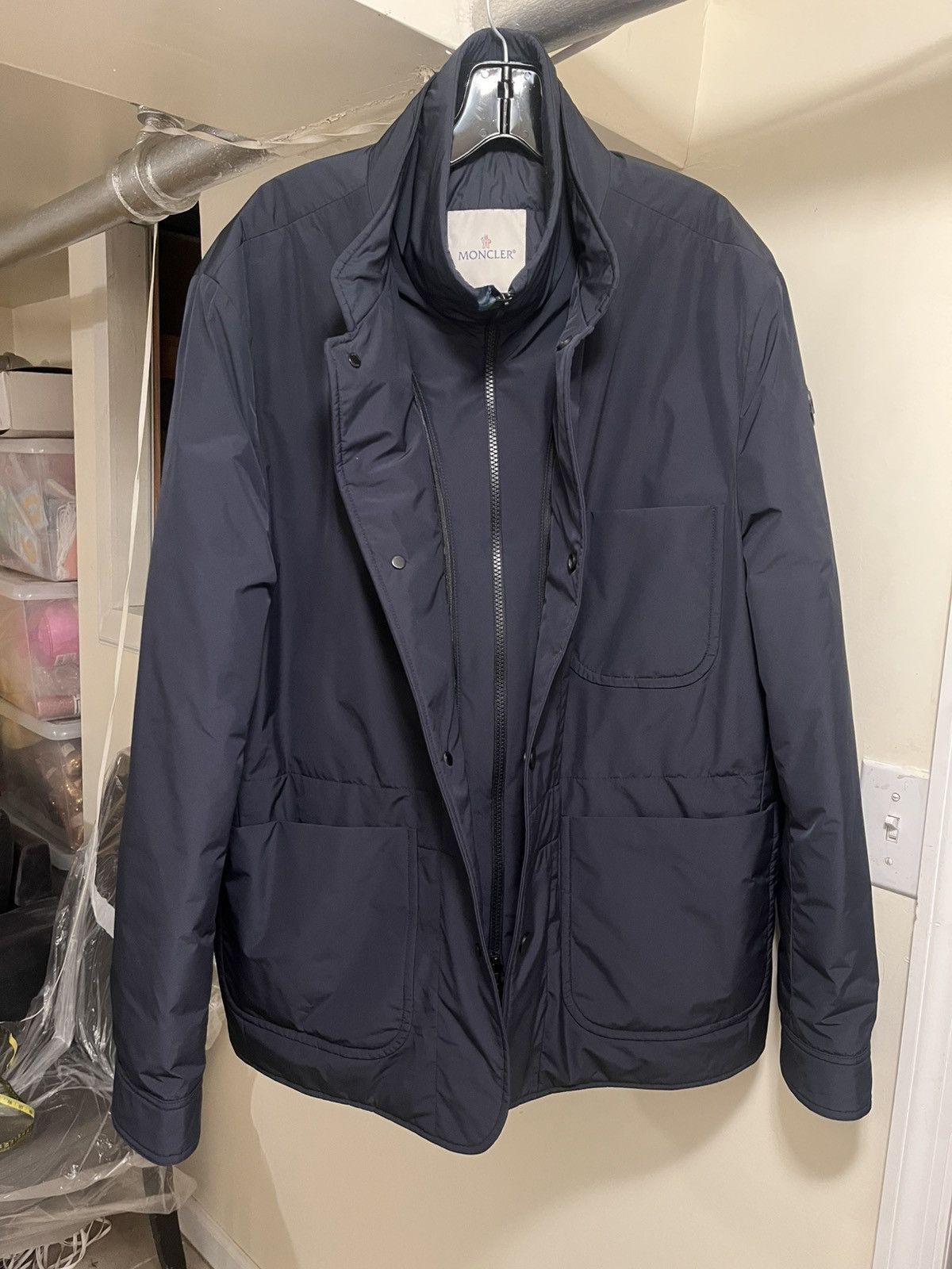 Moncler Moncler Men’s Navy Brieuc Jacket Sz 5 Size US XL / EU 56 / 4 - 10 Thumbnail