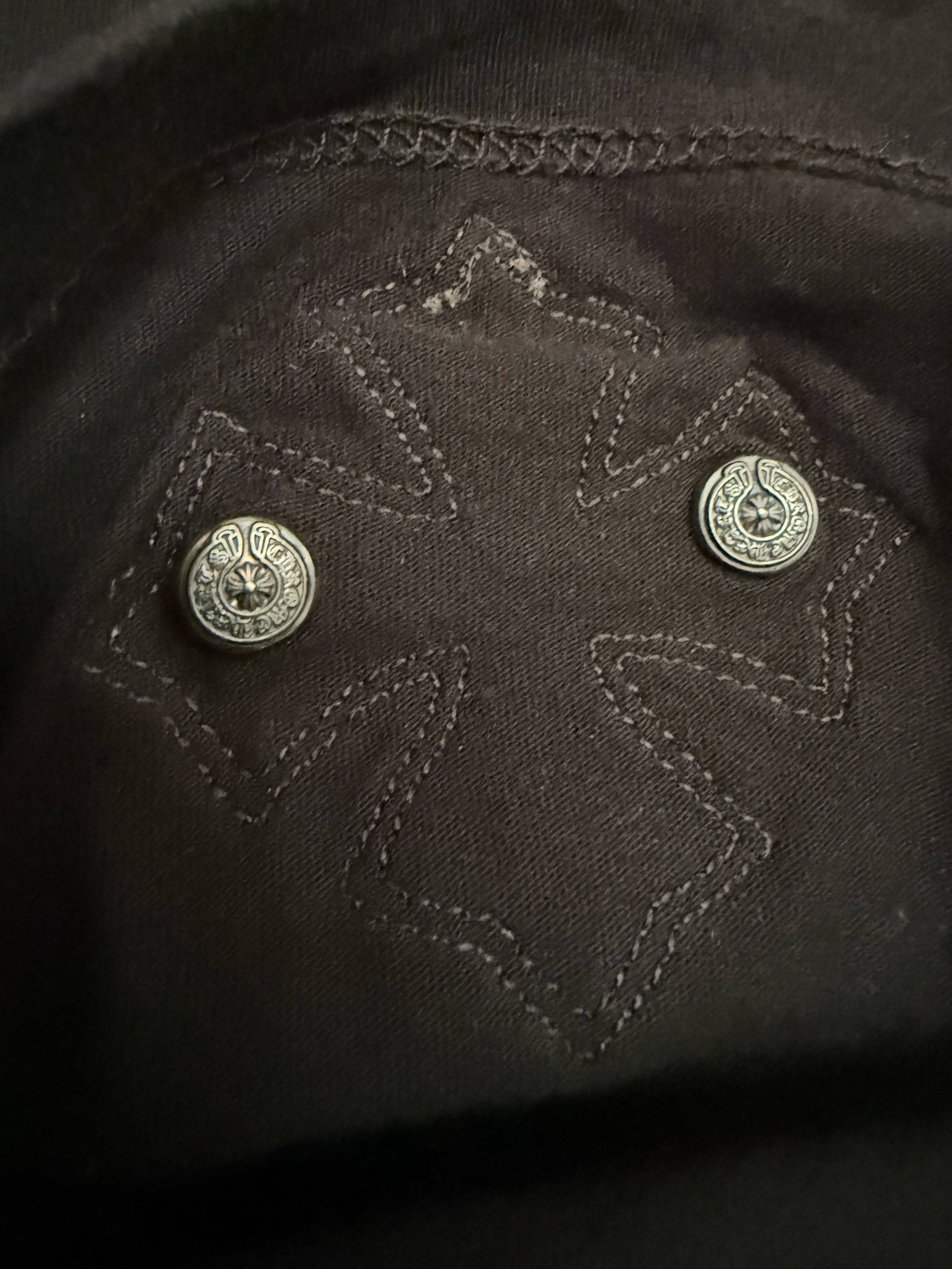 Chrome Hearts Chrome Hearts Black Long Sleeve Leather Patch w/ Hardware Size US M / EU 48-50 / 2 - 3 Thumbnail