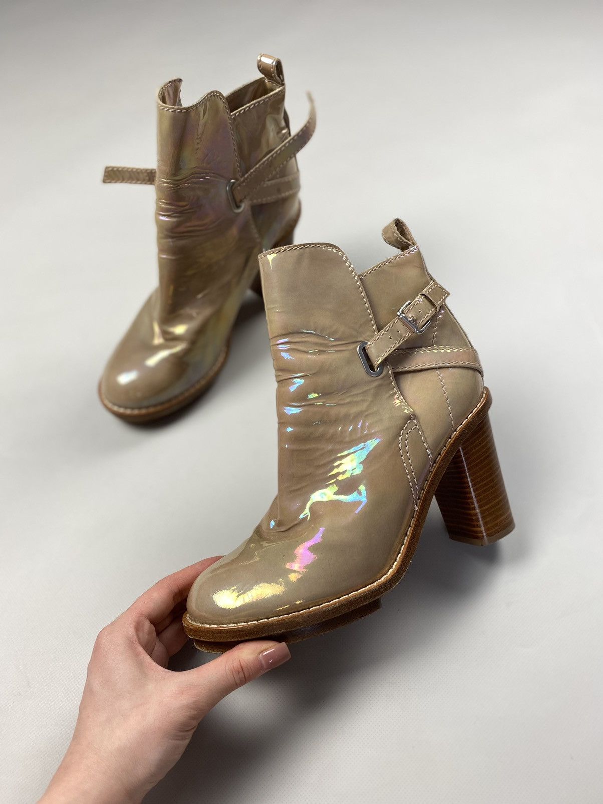 Acne Studios Acne Studios ladies leather heels boots size 40 Size US 10 / IT 40 - 10 Thumbnail