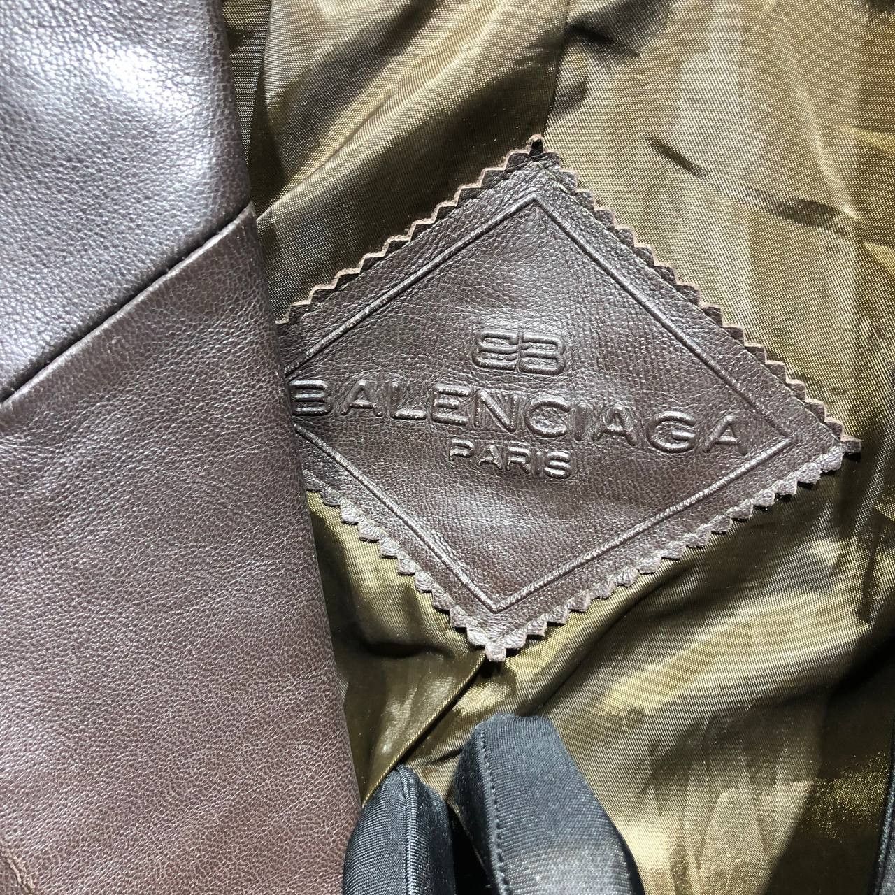 Balenciaga Balenciaga Nicholas Ghesquire Leather Blazer Size US M / EU 48-50 / 2 - 9 Thumbnail