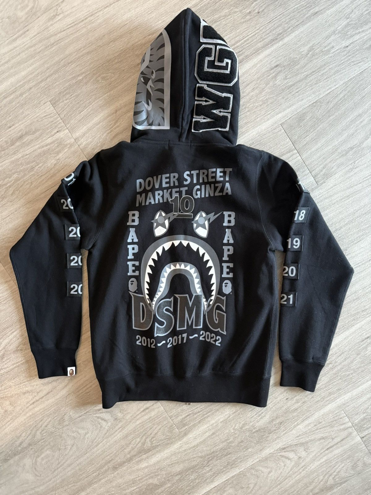 Bape x DSMG 10th Annoversary Shark Full Zip