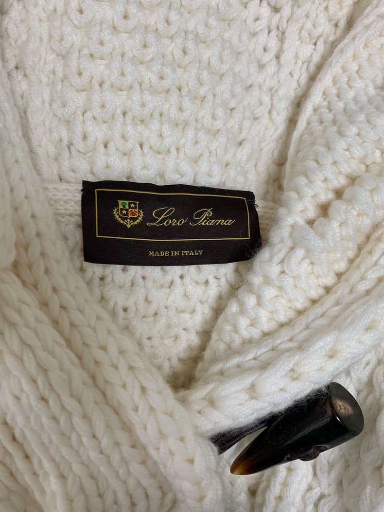 Loro Piana LORO PIANA Cow horned cashmere pullover sweater Size XS / US 0-2 / IT 36-38 - 5 Thumbnail
