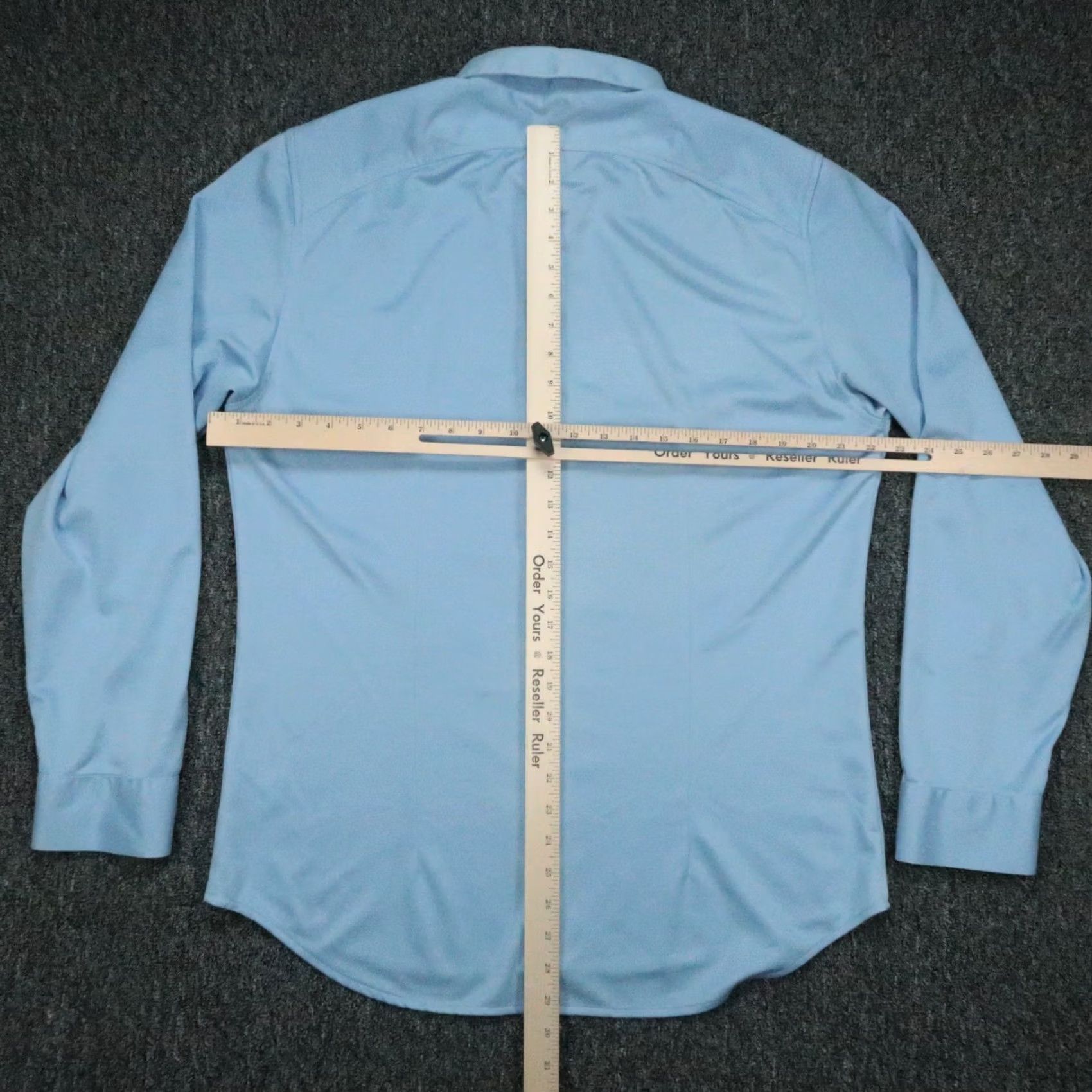 Vintage Ministry of Supply Shirt Mens XL Blue Slim Fit Button Up Long Sleeve Stretch Size US XL / EU 56 / 4 - 7 Thumbnail