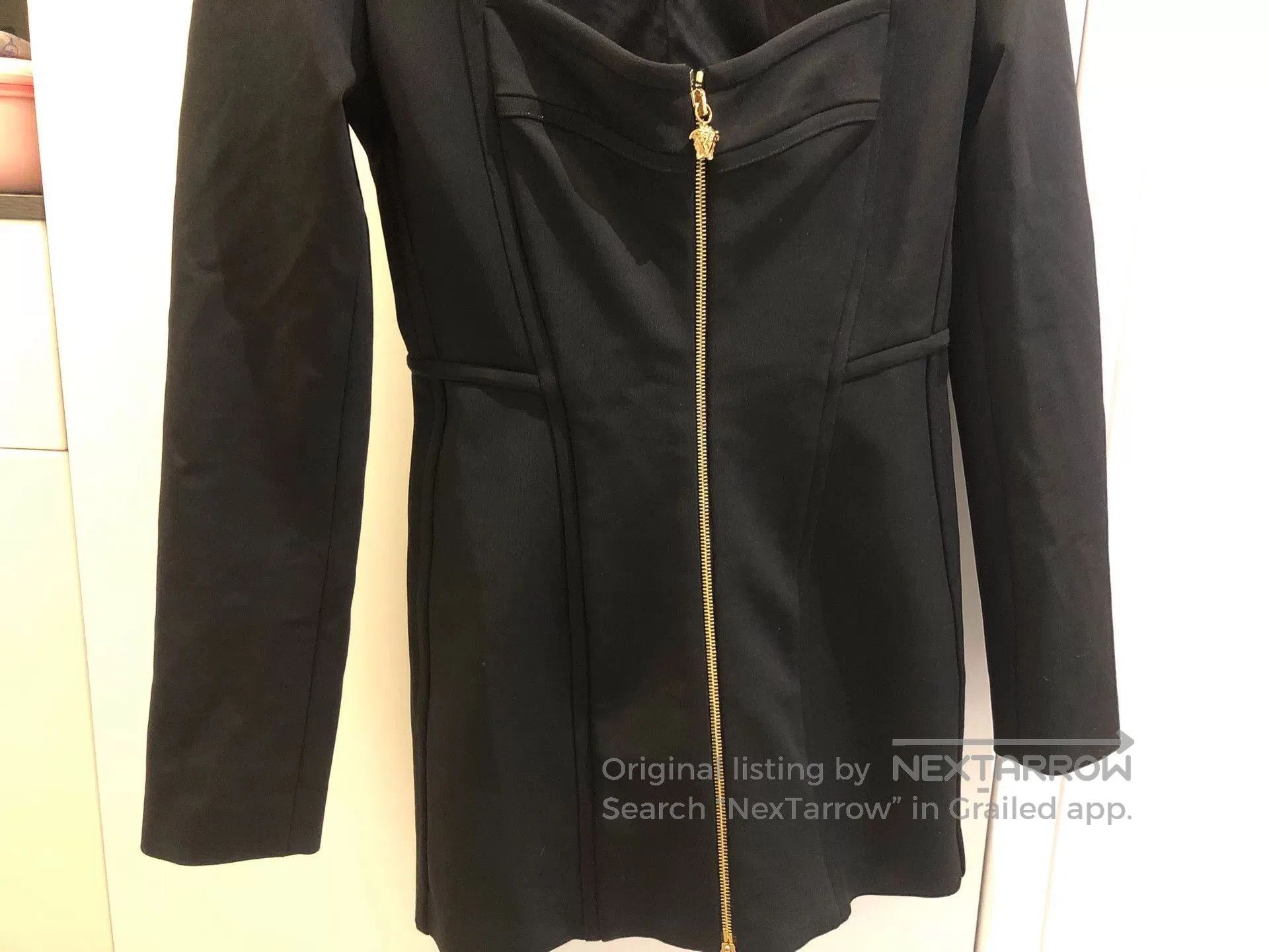 Versace Versace Runway Structured Shoulder Coat Dress. Size M / US 6-8 / IT 42-44 - 4 Thumbnail