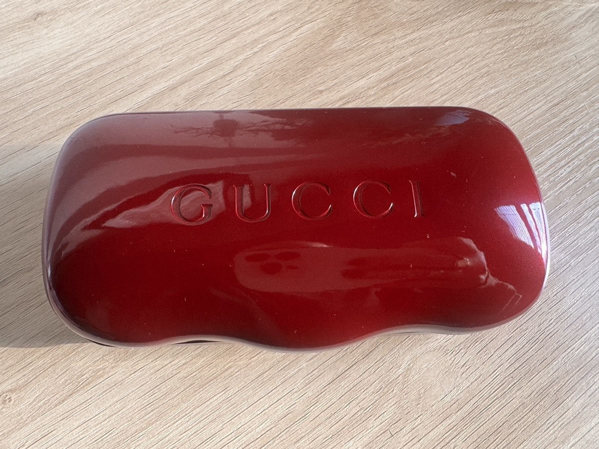 Gucci Burgundy Cat Eye Sunglasses Size ONE SIZE - 10 Thumbnail