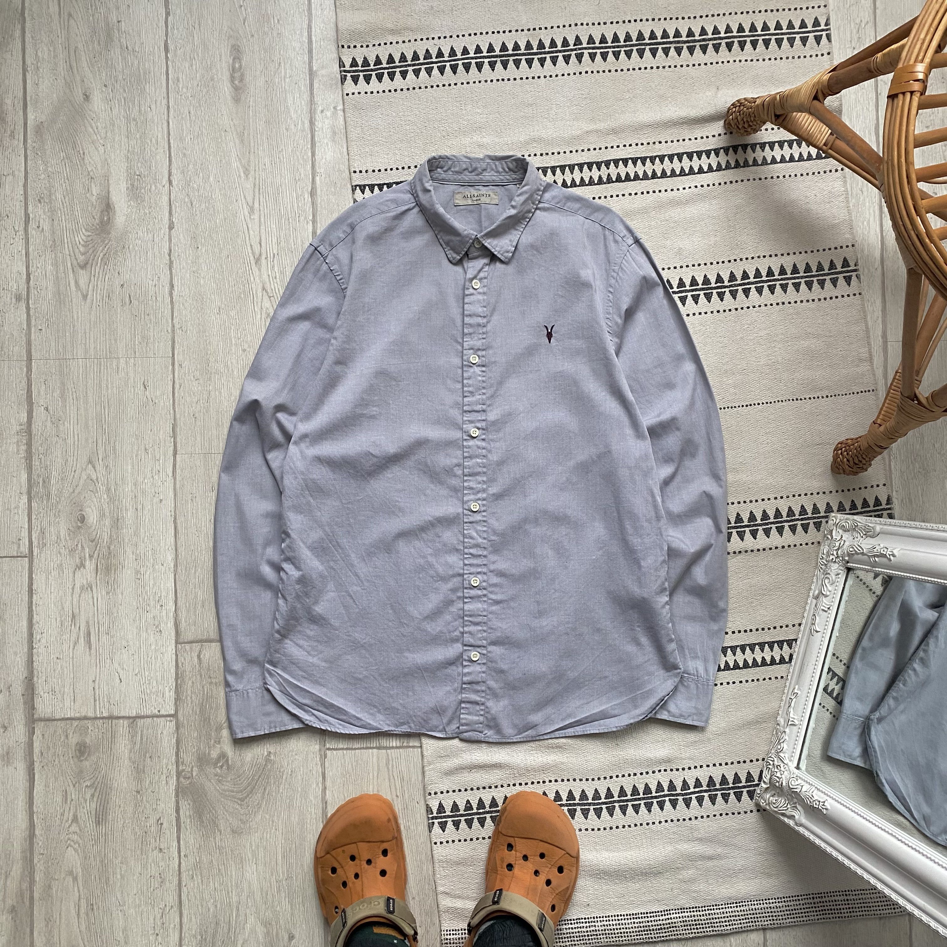 Allsaints Allsaints Shirt Oxford Oldmoney Luxury Designer Cos Size US M / EU 48-50 / 2 - 4 Thumbnail