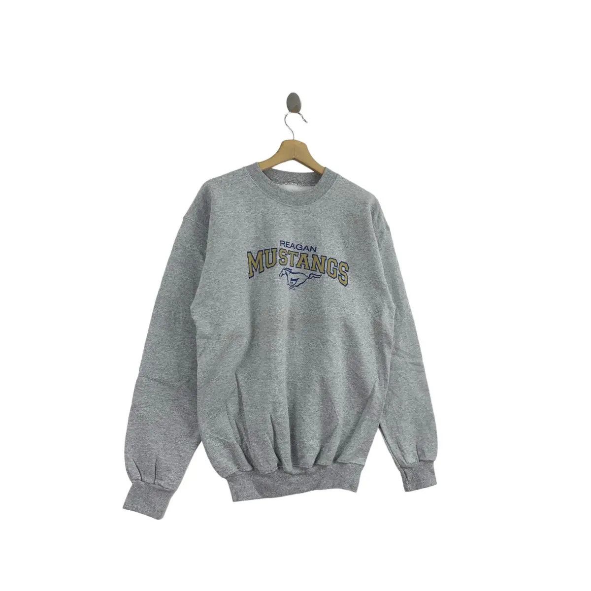Vintage Vintage REAGAN MUSTANGS GTA Muscle Car Sweatshirt Pullover Size US L / EU 52-54 / 3 - 4 Thumbnail