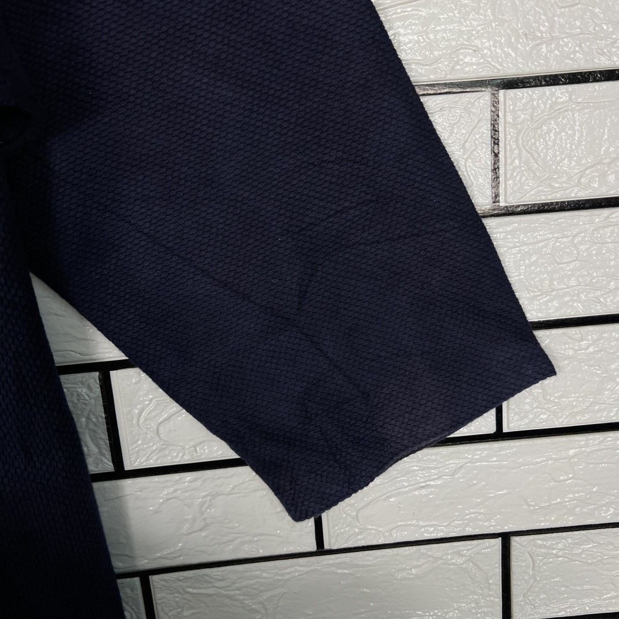 Vintage Japan Indigo Blue Sashiko Thick Weave Kimono #4154-C190 Size US L / EU 52-54 / 3 - 7 Thumbnail