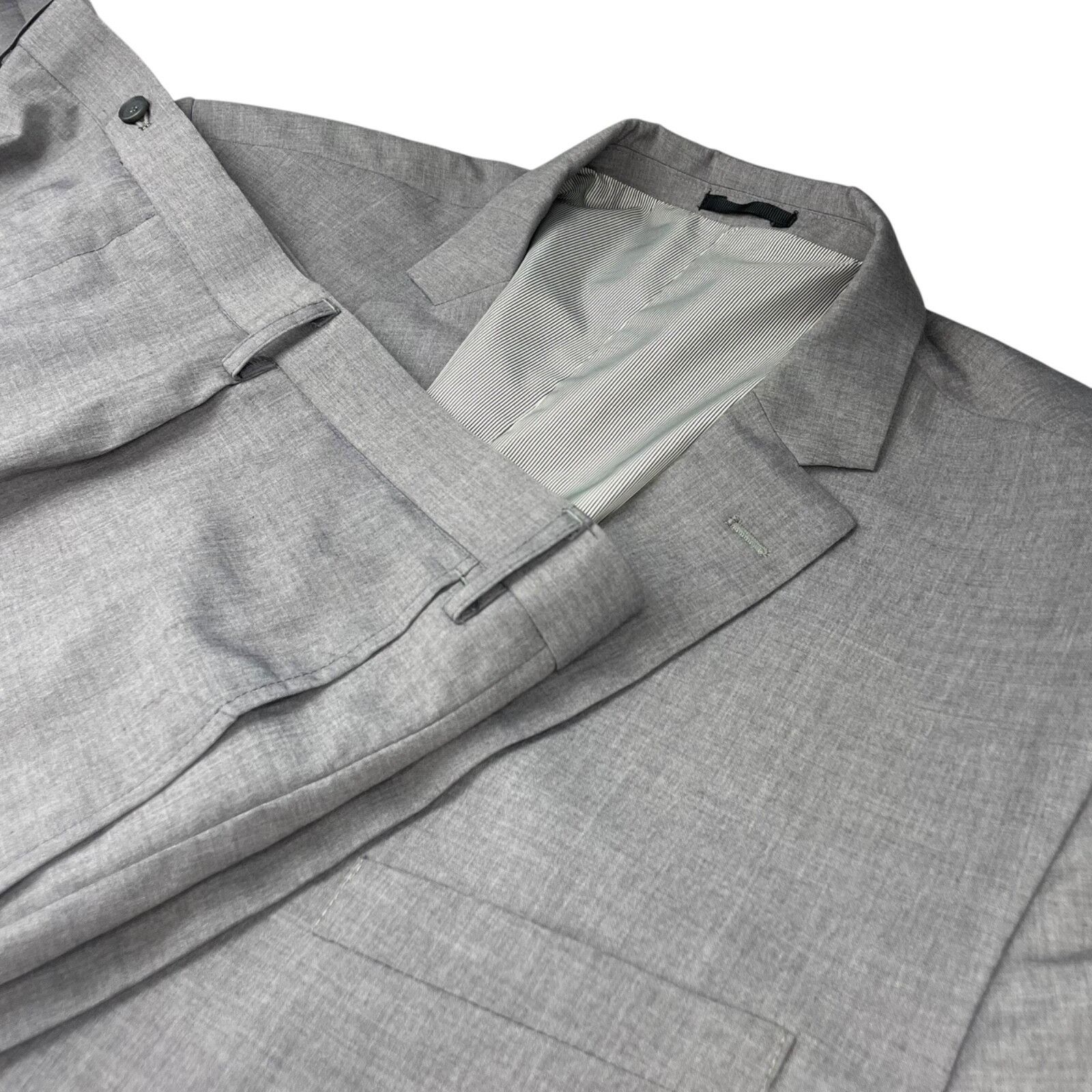 Other Hockerty Men's Bespoke 100% Wool One-Button Suit Gray • 54R Size 54R - 1 Thumbnail