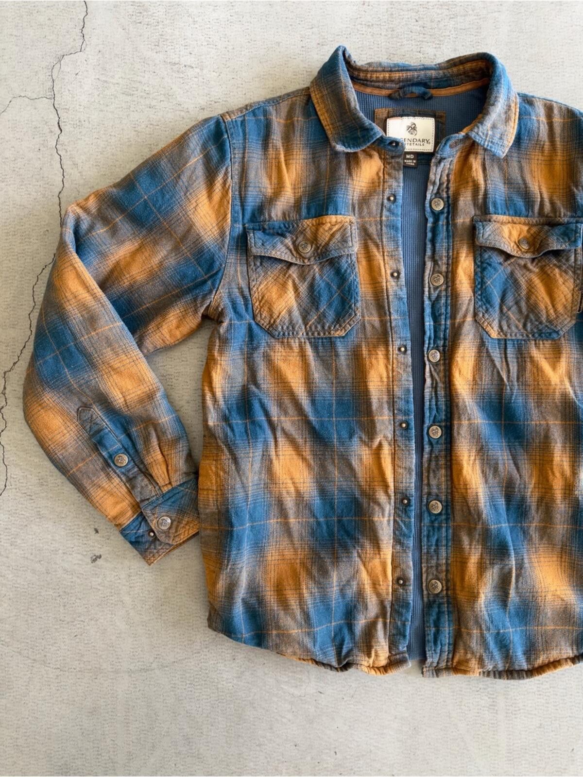 Other Legendary Whitetails / Thermal Flannel Jacket / Blur Orange Size US M / EU 48-50 / 2 - 2 Thumbnail