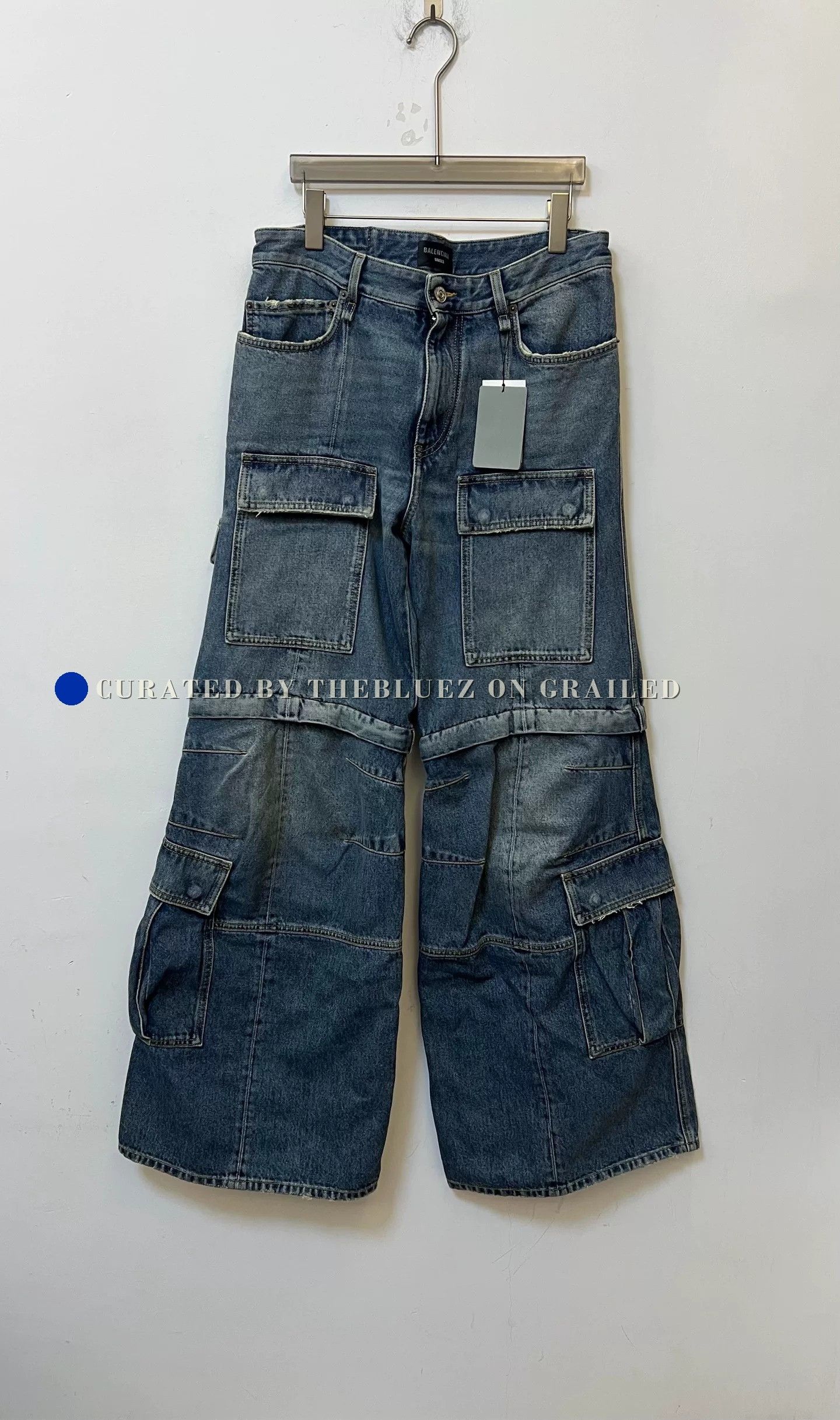 Balenciaga Balenciaga SS25 Light Blue Flared Jeans Size US 32 / EU 48 - 1 Thumbnail