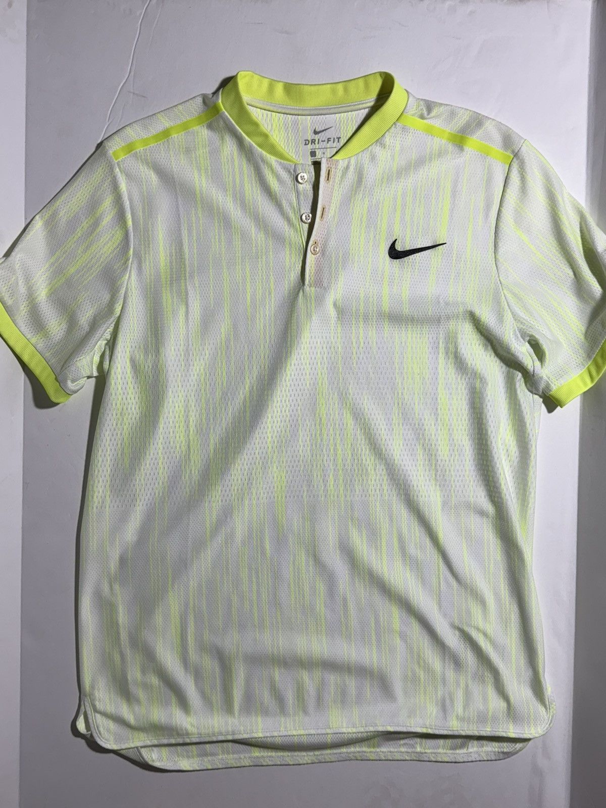 Nike Nike Dri-Fit Button Up Jersey Style Shirt Size US L / EU 52-54 / 3 - 1 Thumbnail